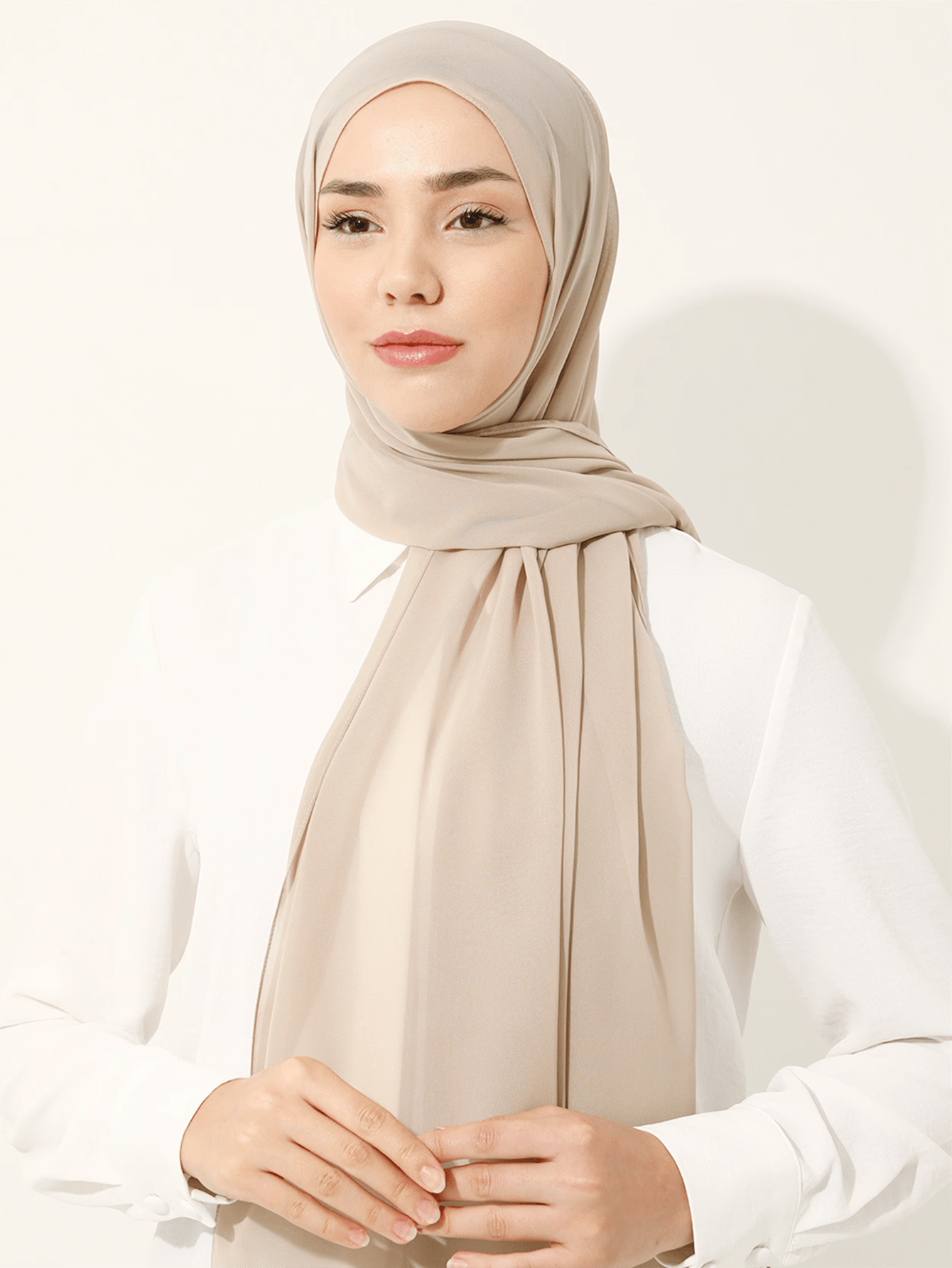 Solid Chiffon Hijab Scarf