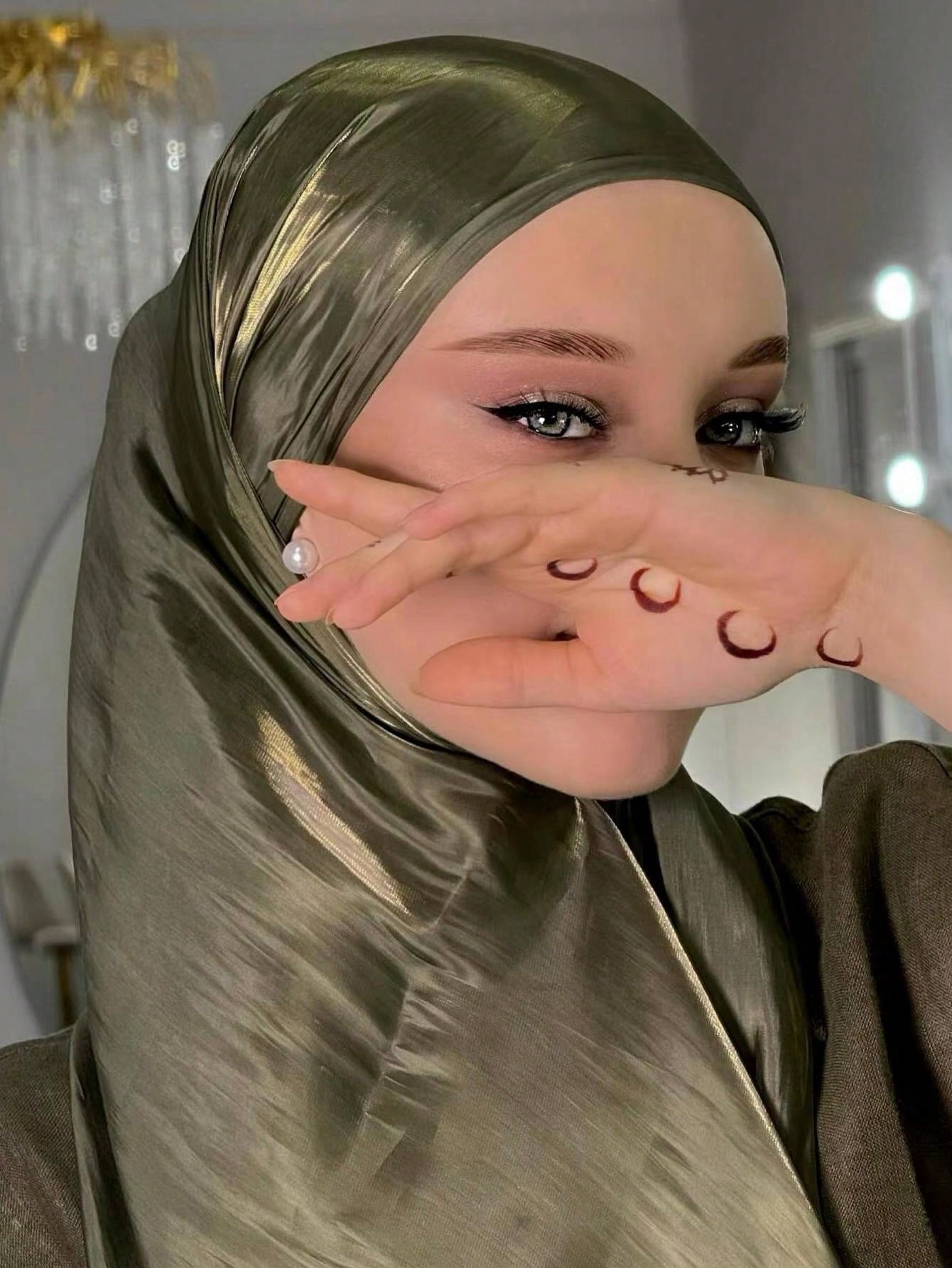 Basic Solid Color Silk Hijab
