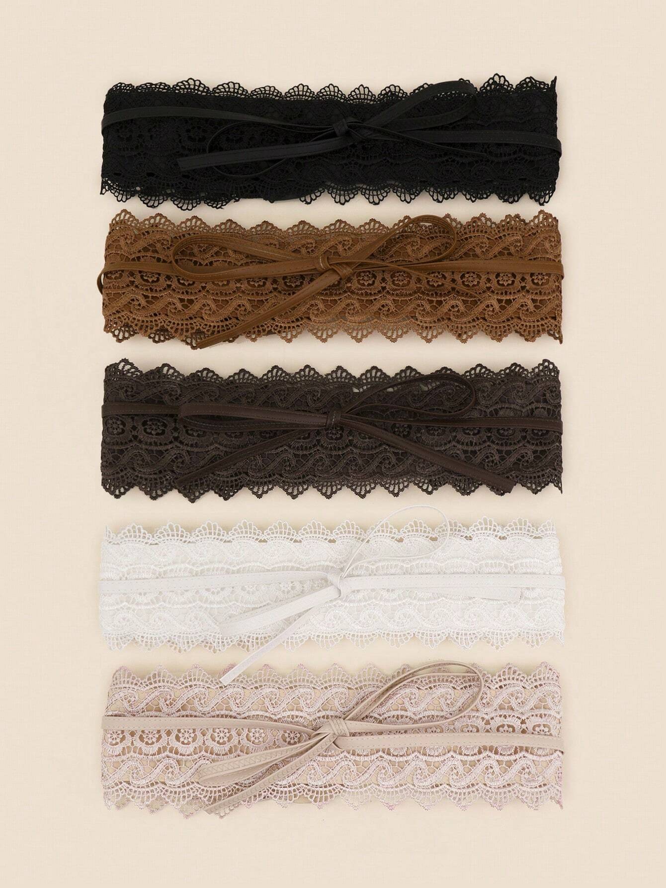 Women’s Lace Tie-Up Waist Belt