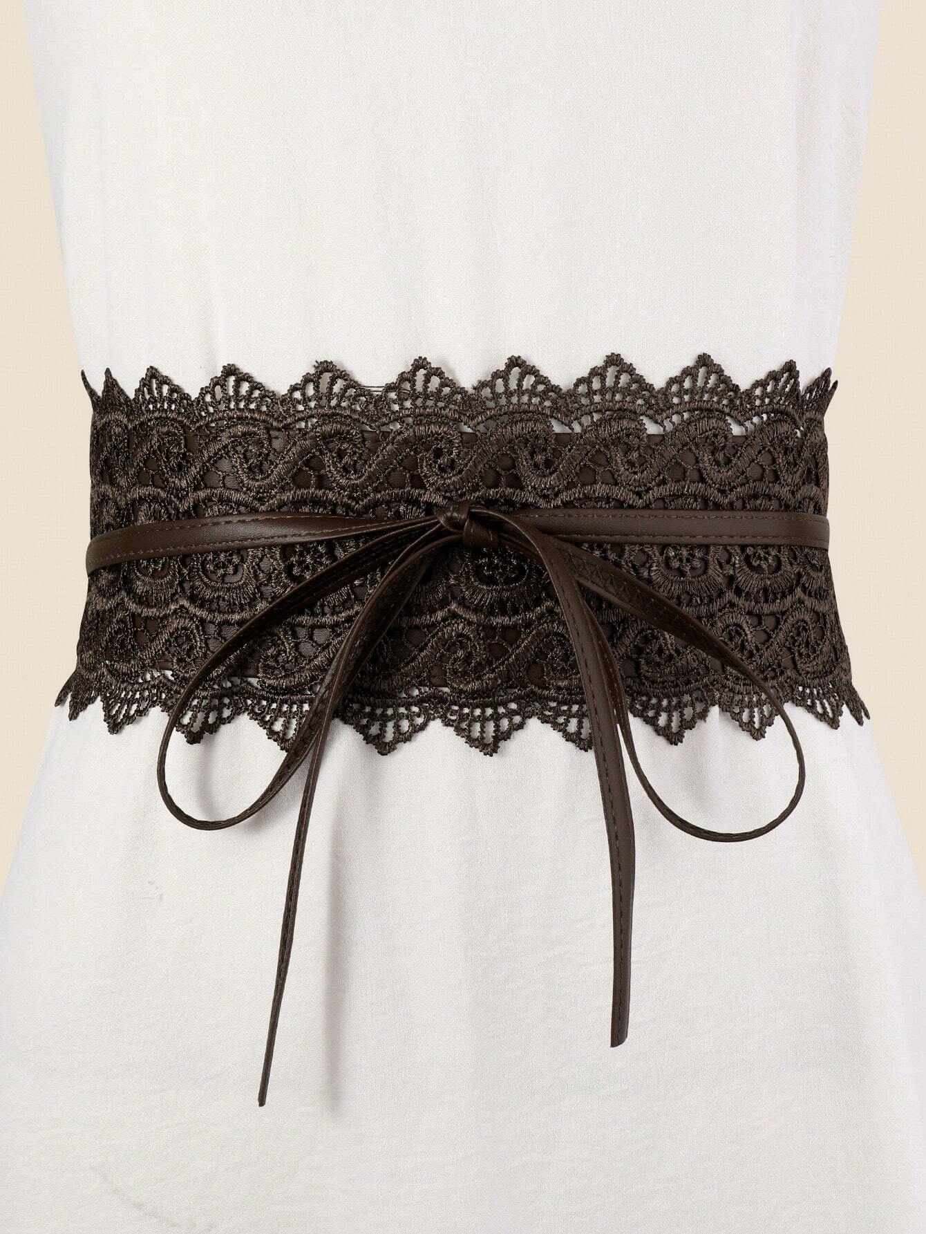Women’s Lace Tie-Up Waist Belt