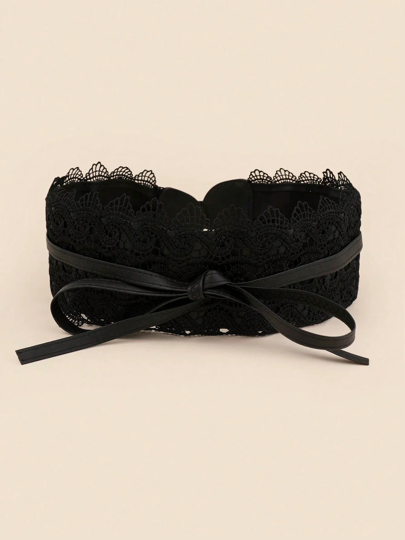 Women’s Lace Tie-Up Waist Belt