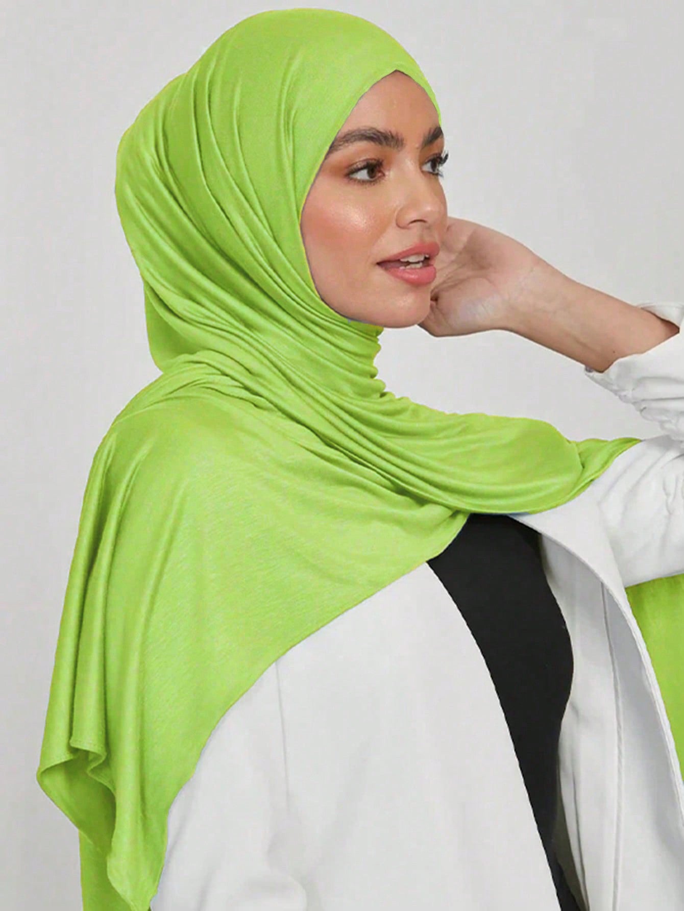 Large Solid Color Hijab Scarf