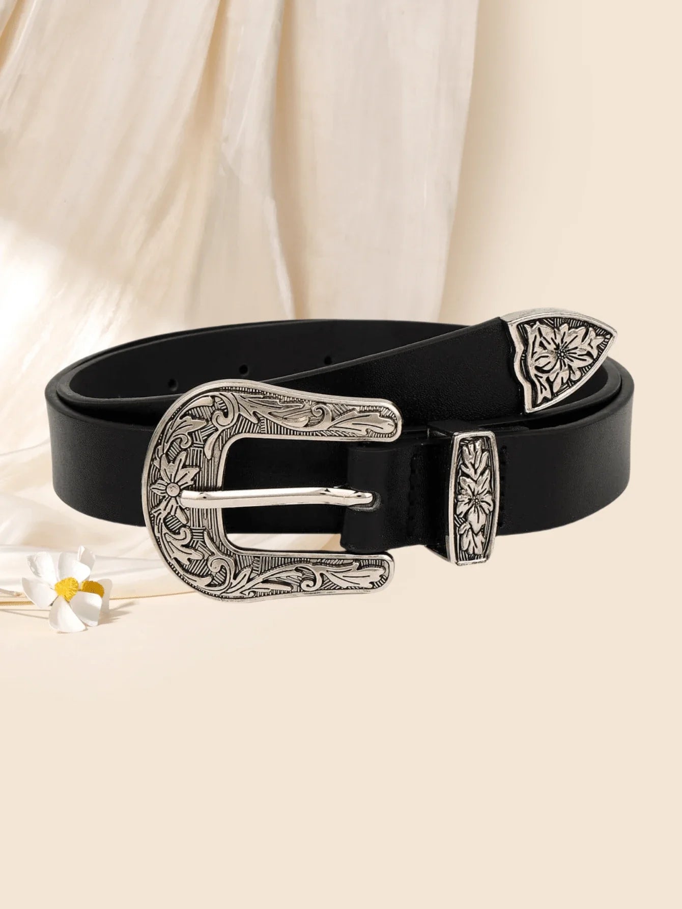 Boho Western Women Buckle Belt