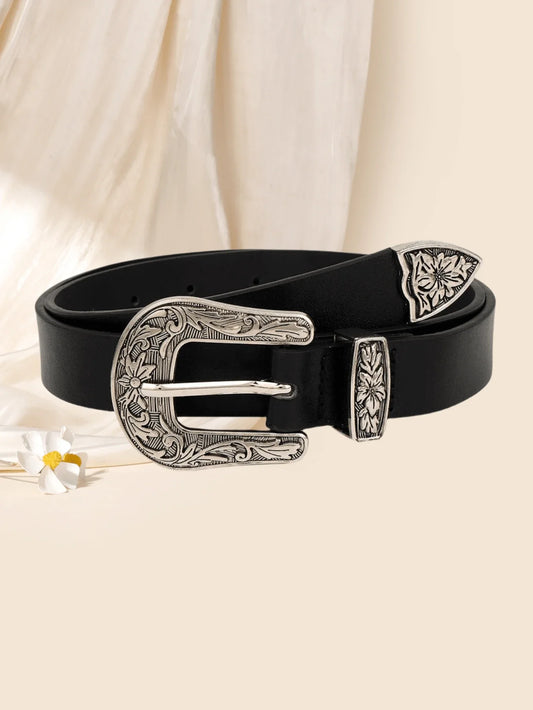 Boho Western Women Buckle Belt