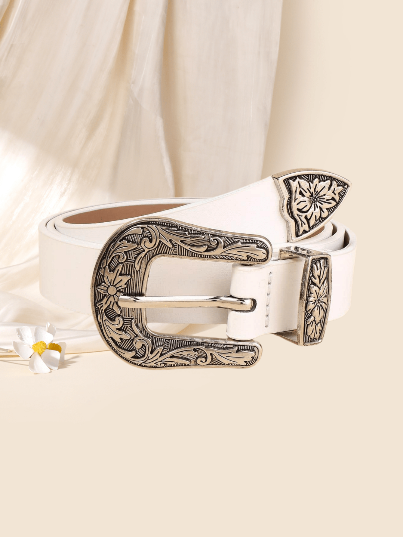 Boho Western Women Buckle Belt