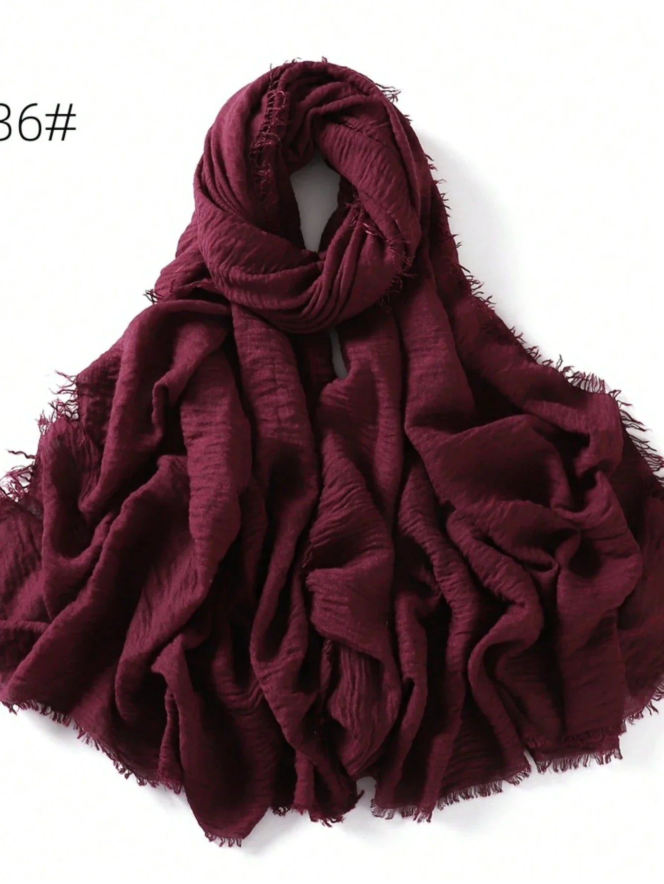Women’s Crinkle Hijab Scarf
