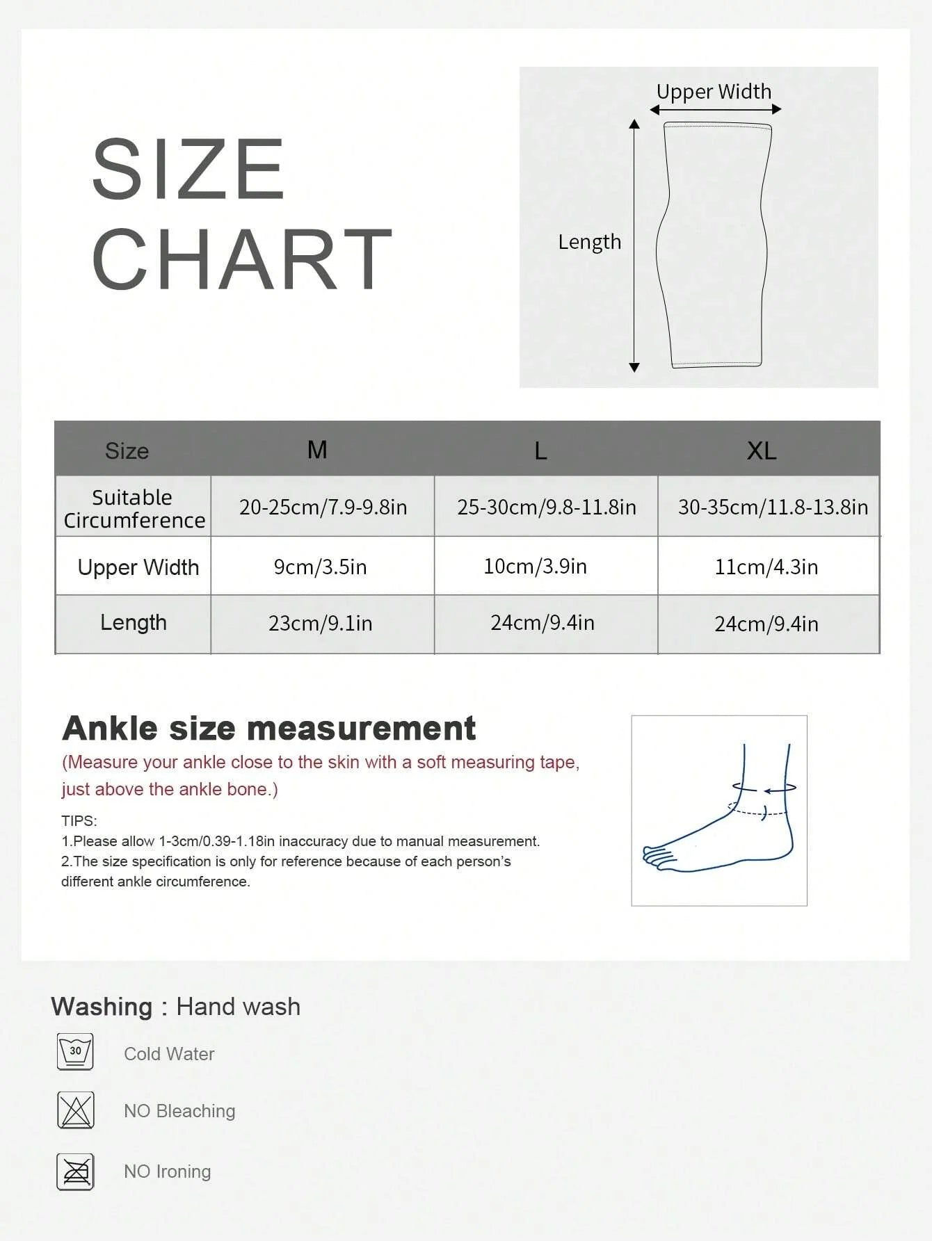 VBOSI Elastic Breathable Ankle Support