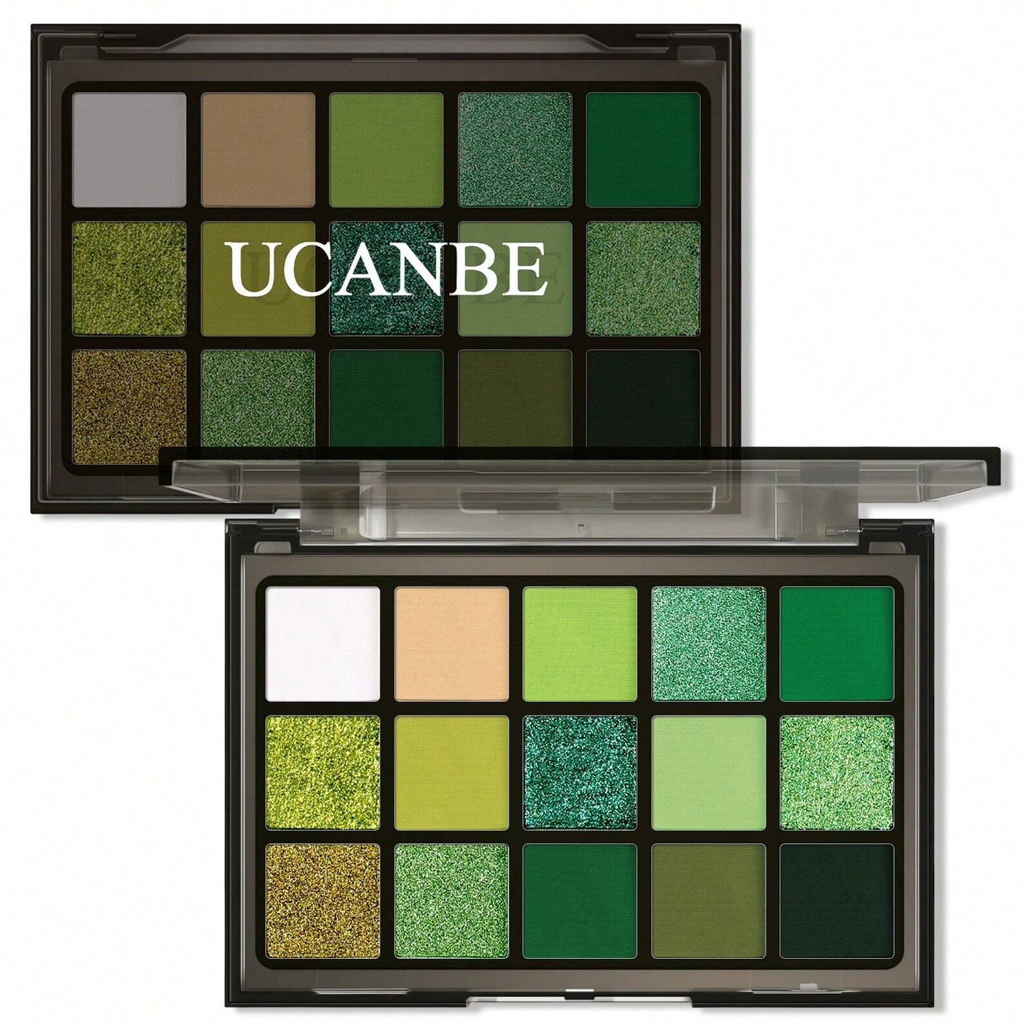 UCANBE 15-Color Shimmer Eyeshadow Palette