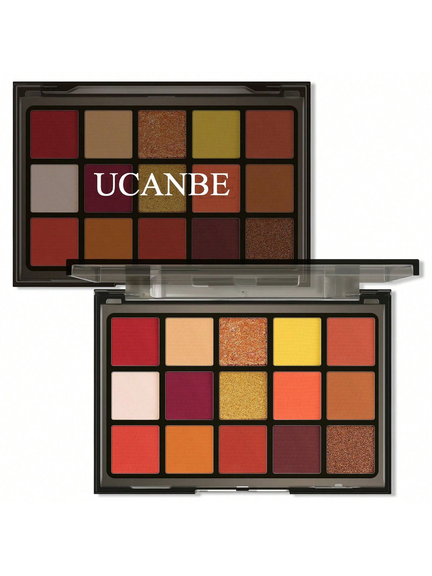 UCANBE 15-Color Shimmer Eyeshadow Palette