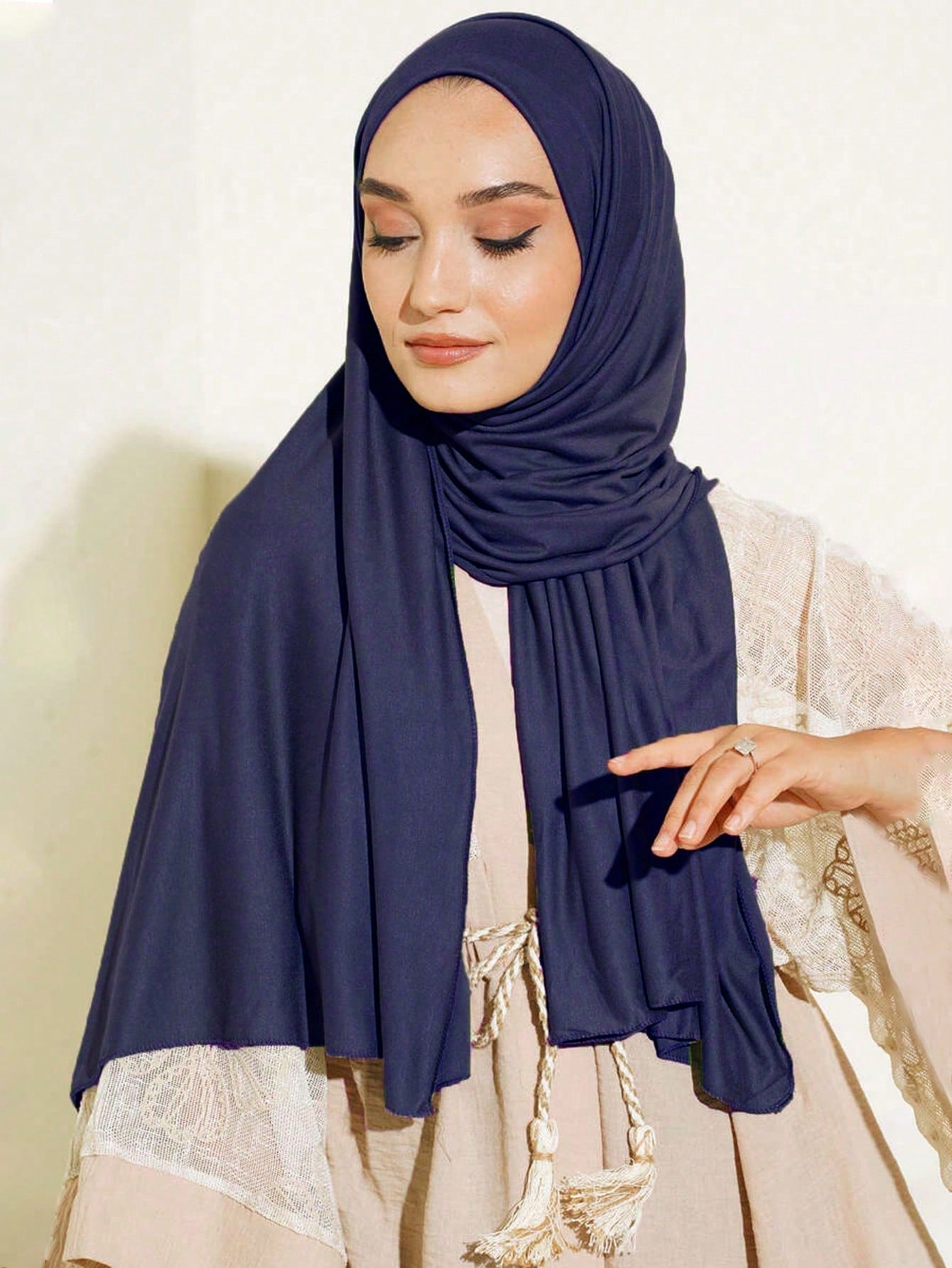 Large Elegant Women Hijab Scarf