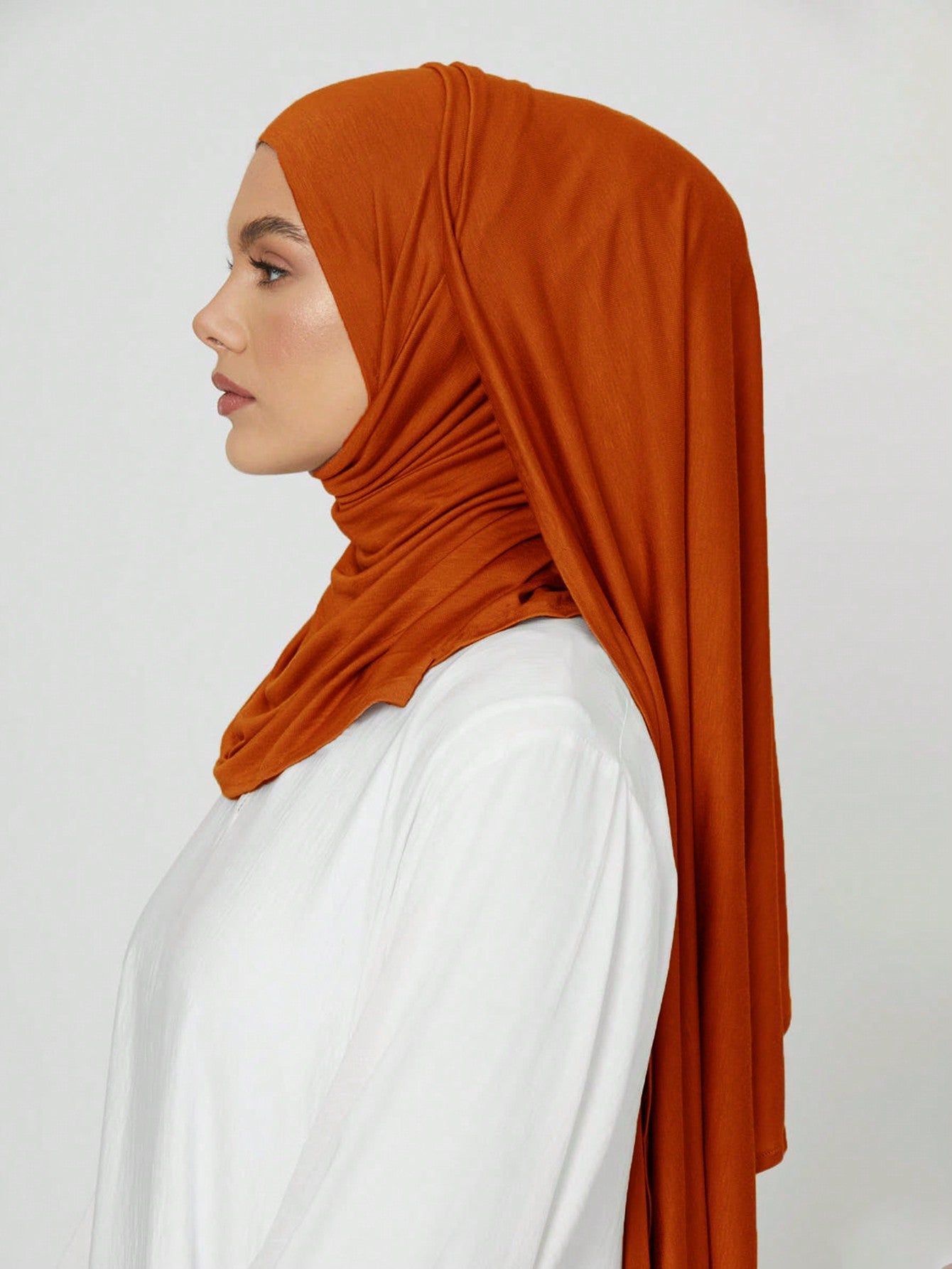 Large Solid Color Hijab Scarf