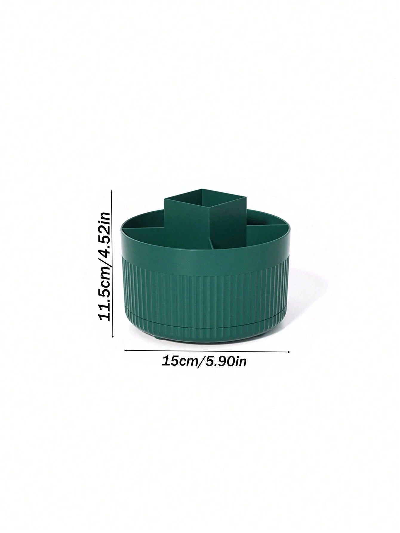 360° Rotating Makeup Brush Organizer