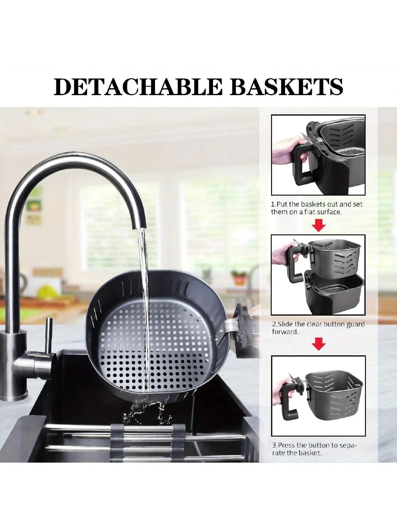 KitCook 6.8QT Digital Air Fryer