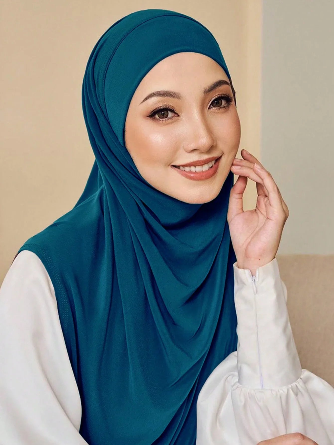 L Size Viscose Instant Hijab