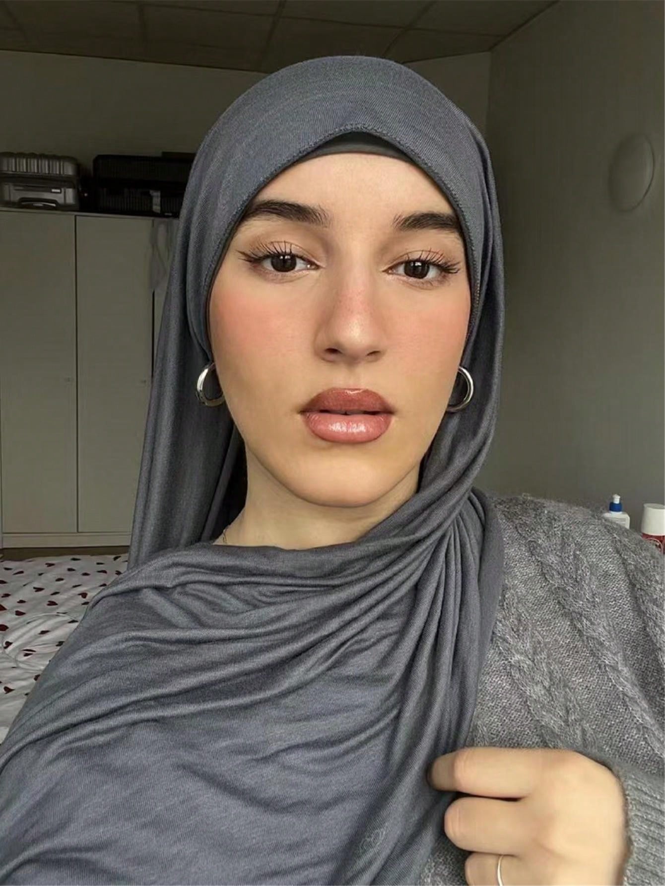 Soft Solid Color Hijab
