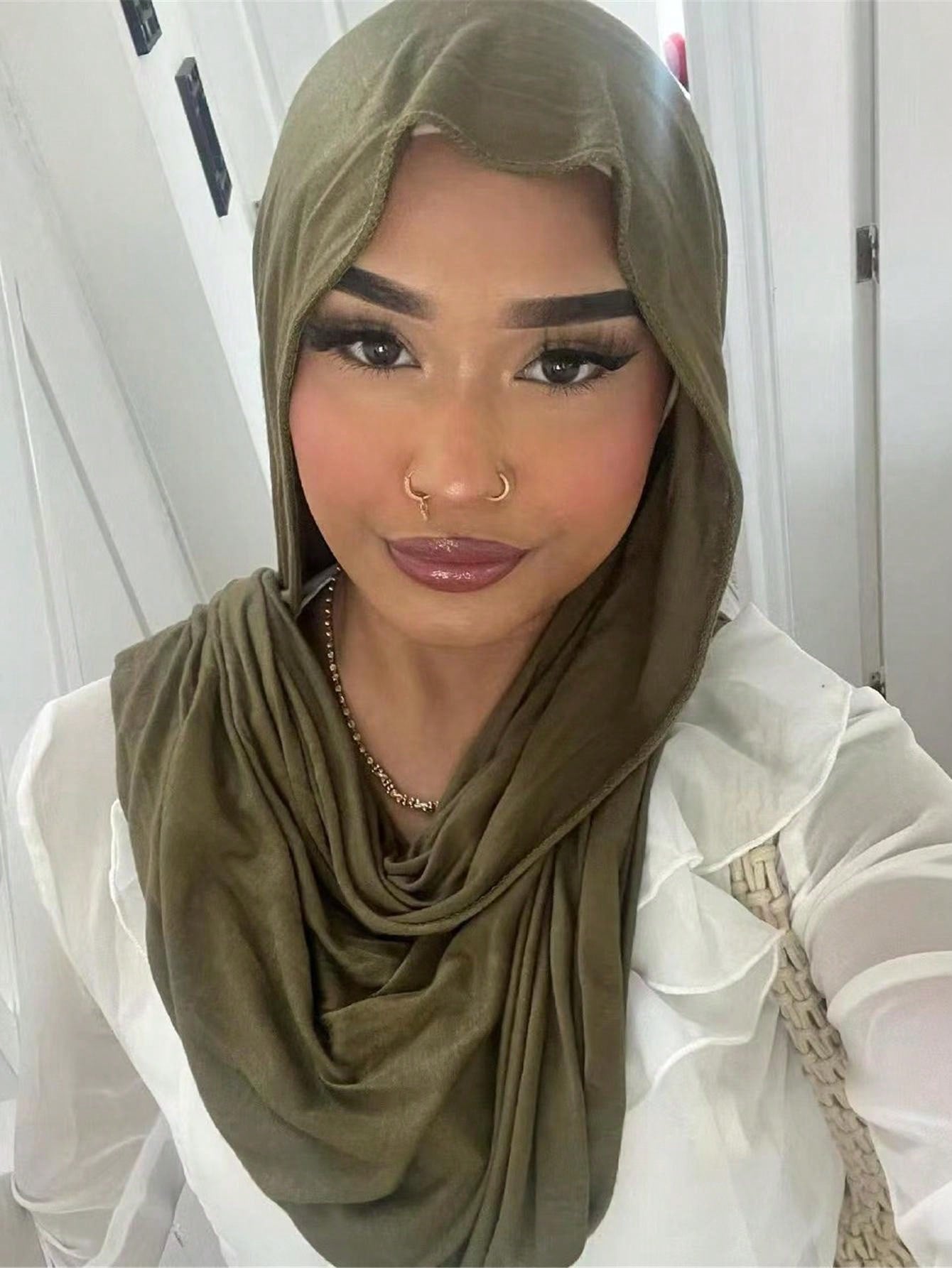 Soft Solid Color Jersey Hijab