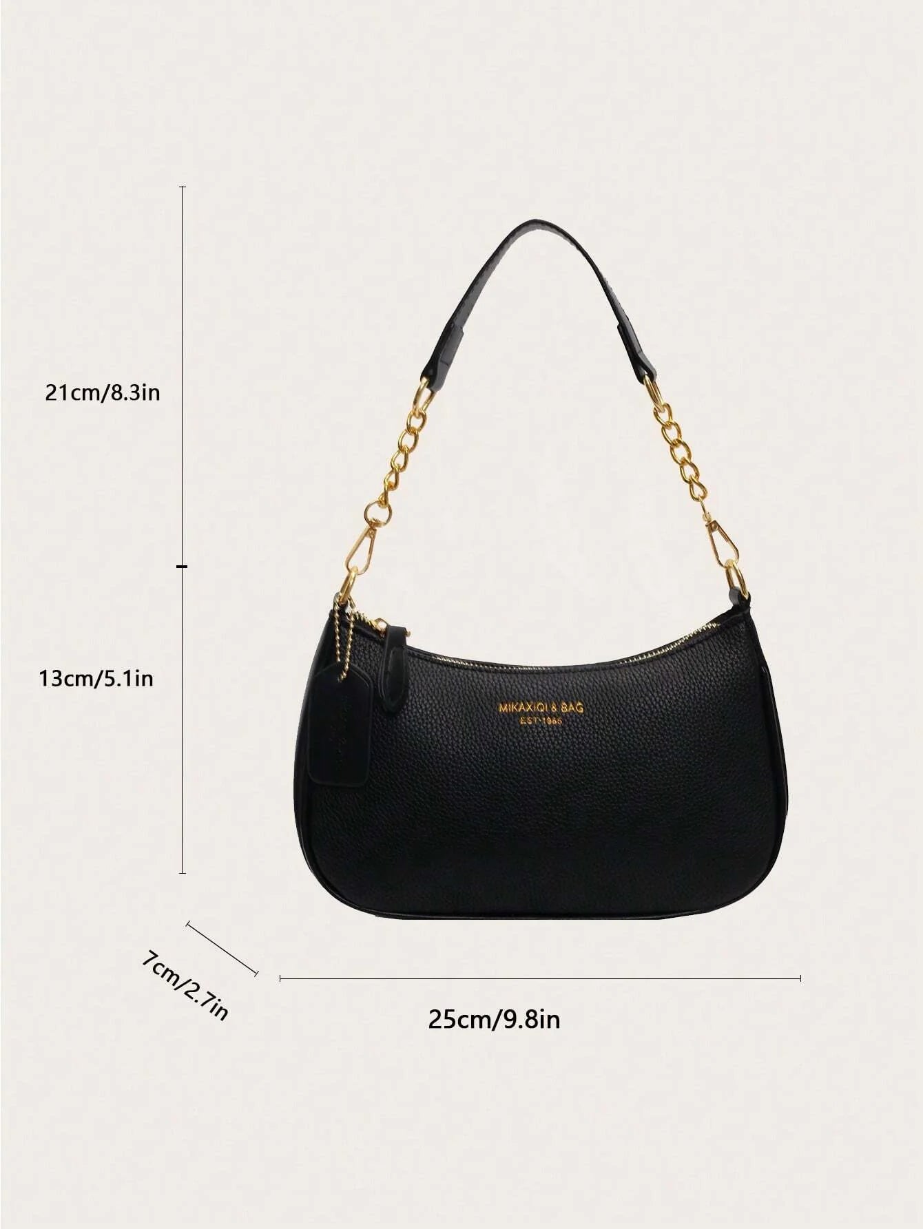 Women Solid PU Crossbody Bag