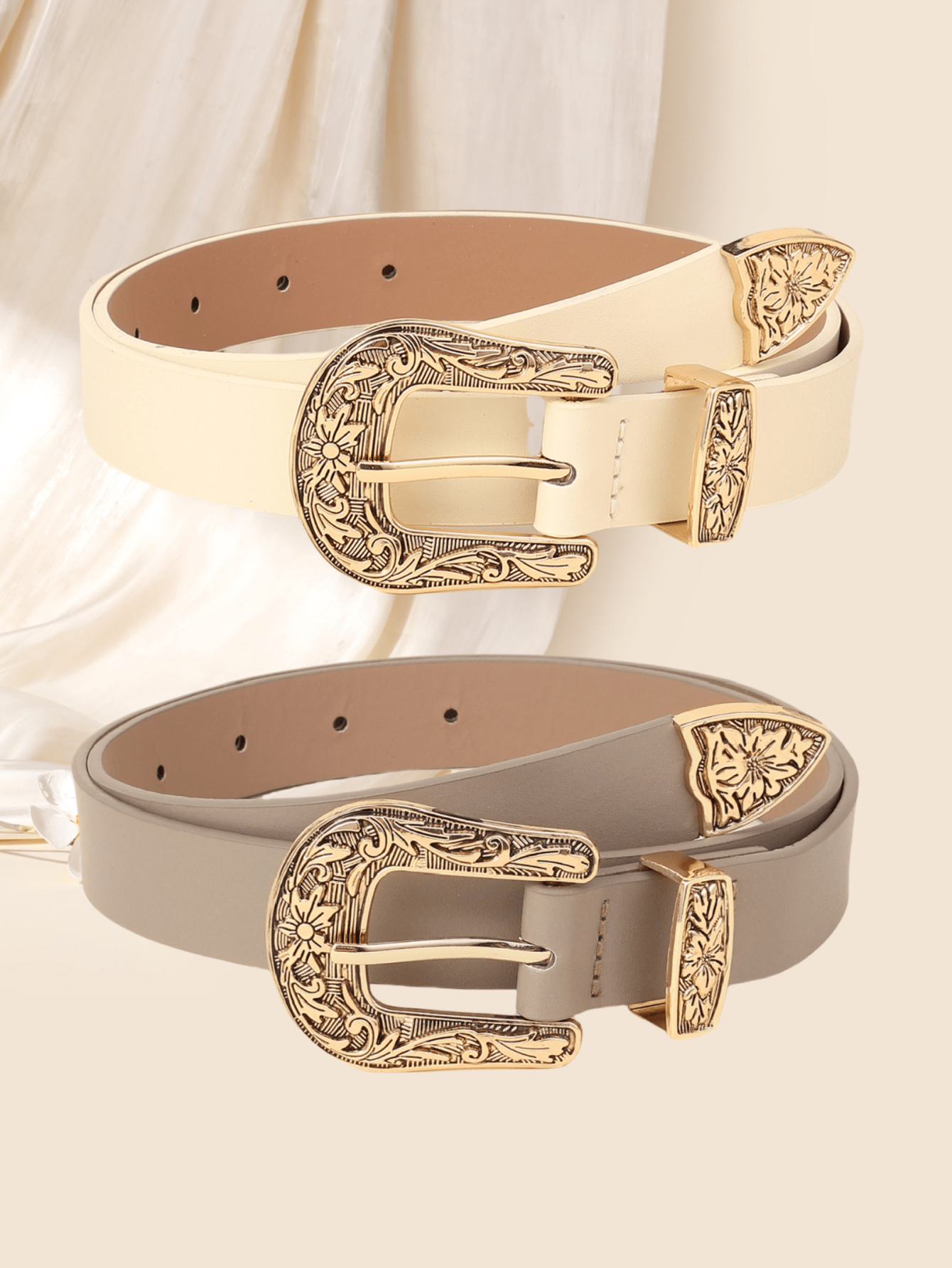 Boho Western Women Buckle Belt