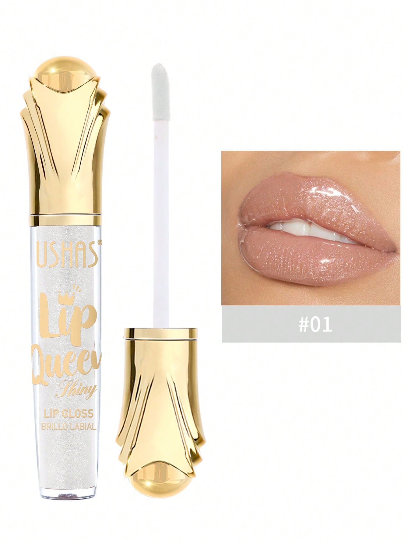 Ushas 6-Color Glitter Lipsticks