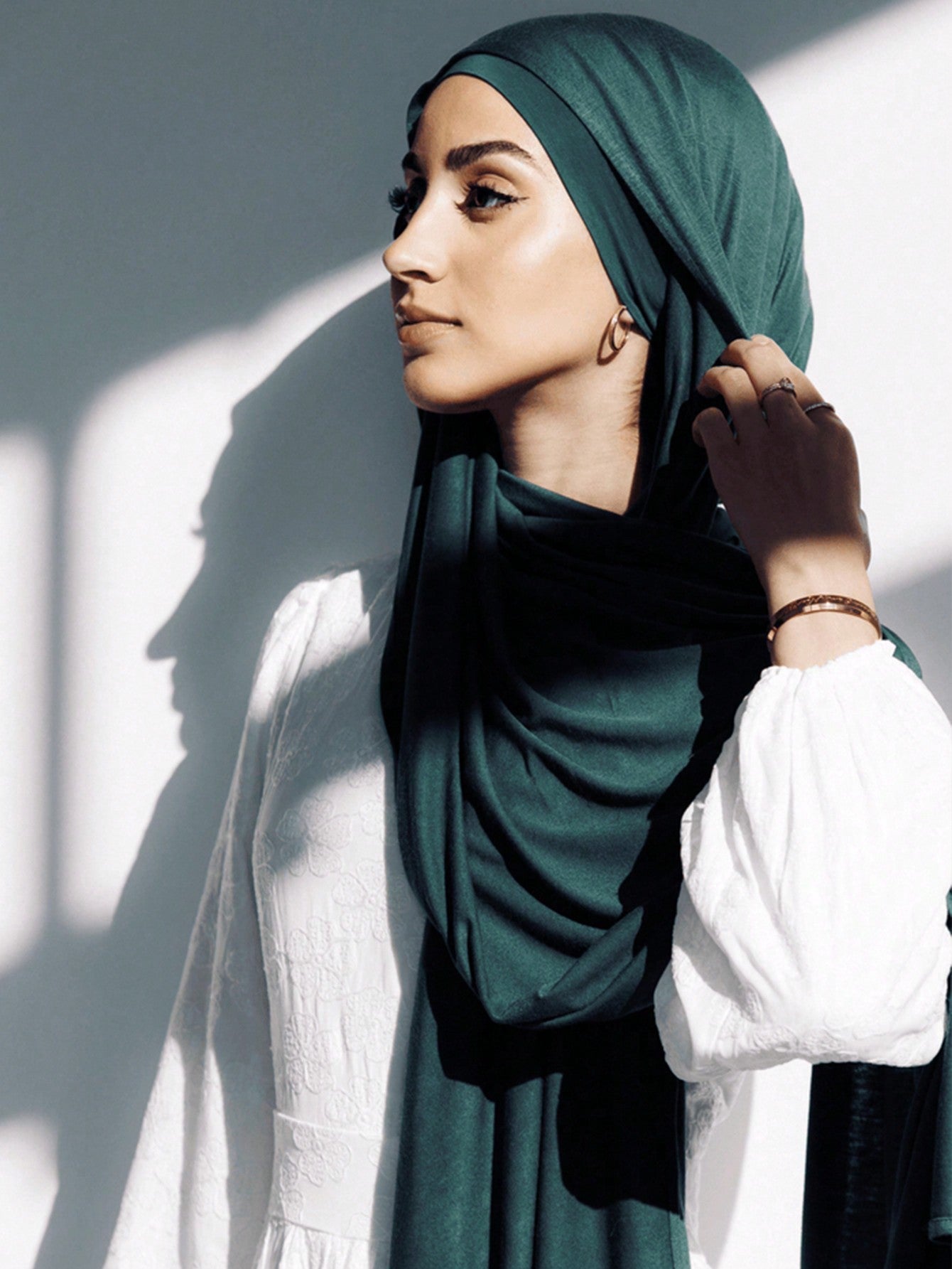 2PCS Jersey Hijab Undercap Set