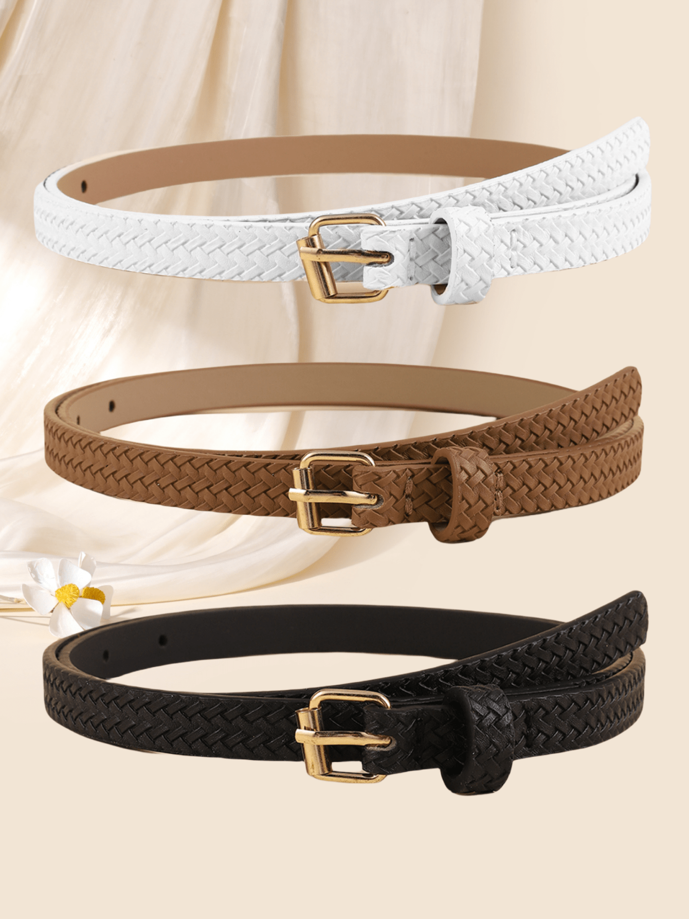 Women's Vintage Square Buckle Belts