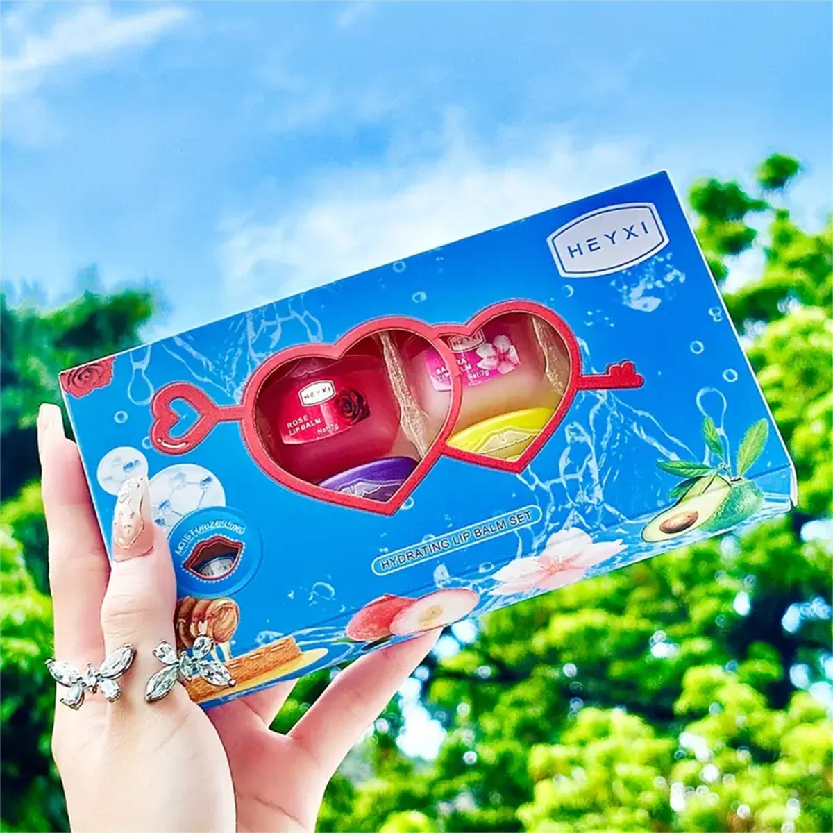 8pcs Hydrating Lip Balm Set