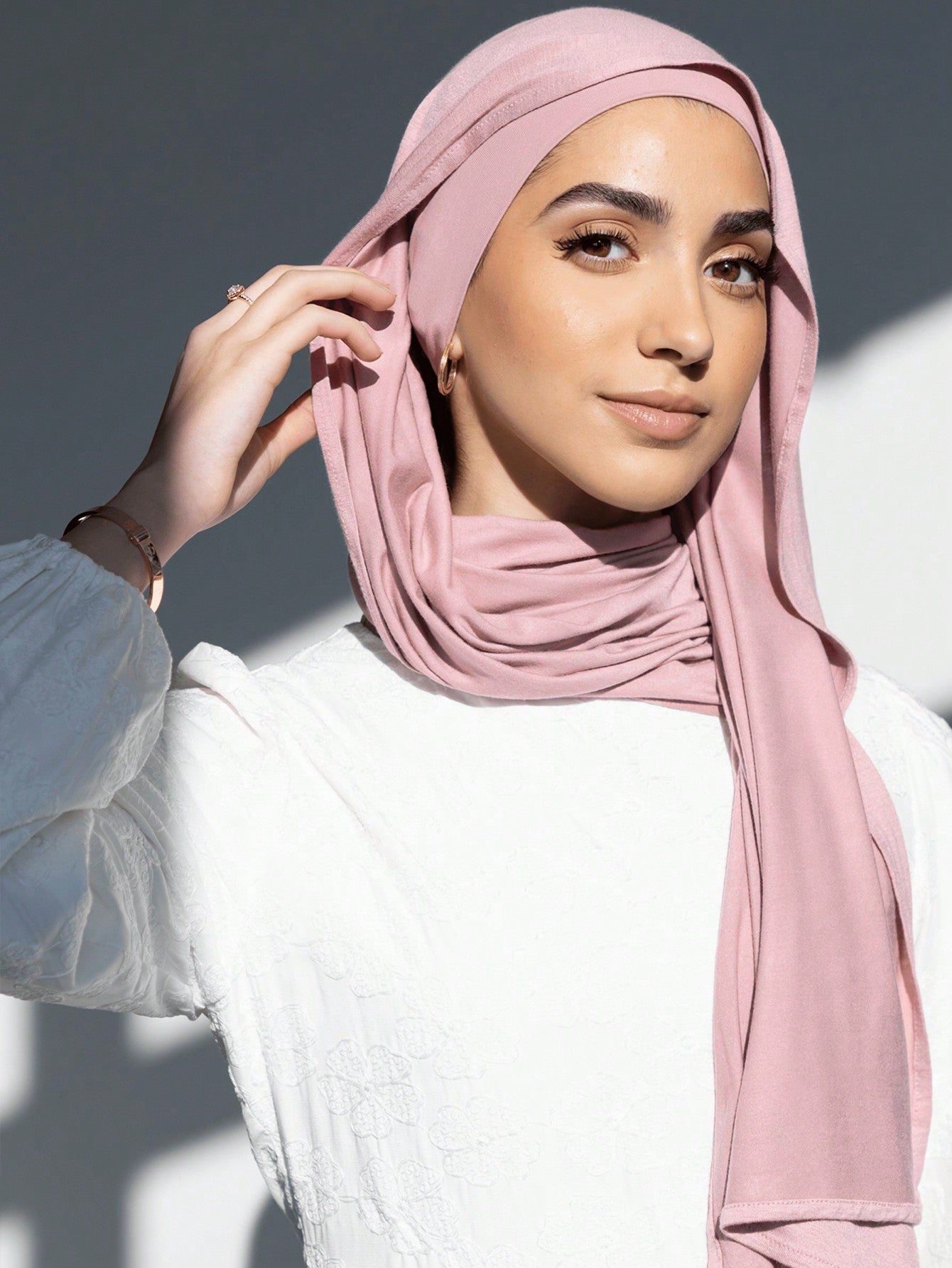 2PCS Jersey Hijab Undercap Set
