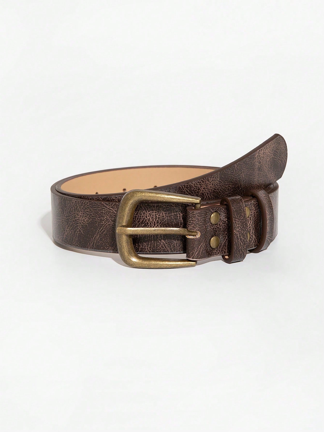 Vintage Square Buckle Belt
