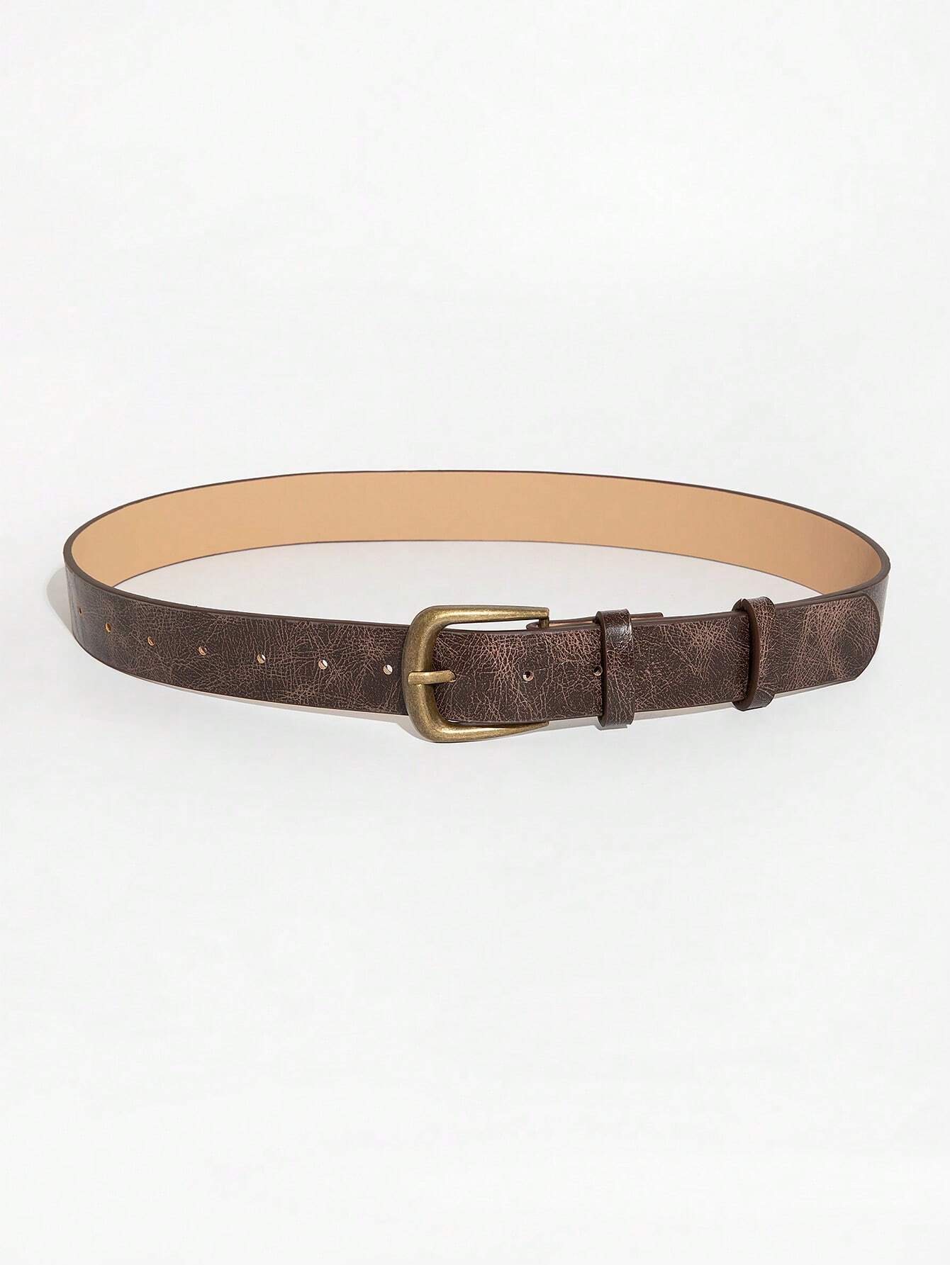 Women's Retro Square Buckle Belt