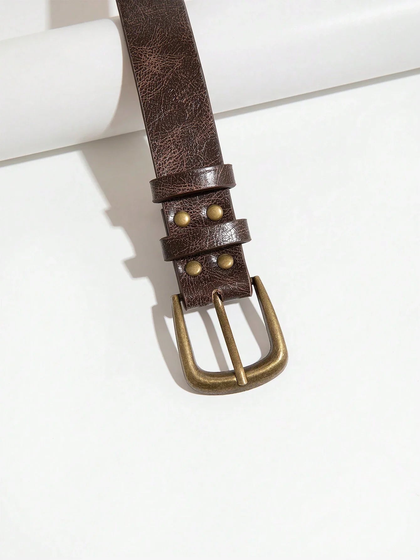 Women's Retro Square Buckle Belt