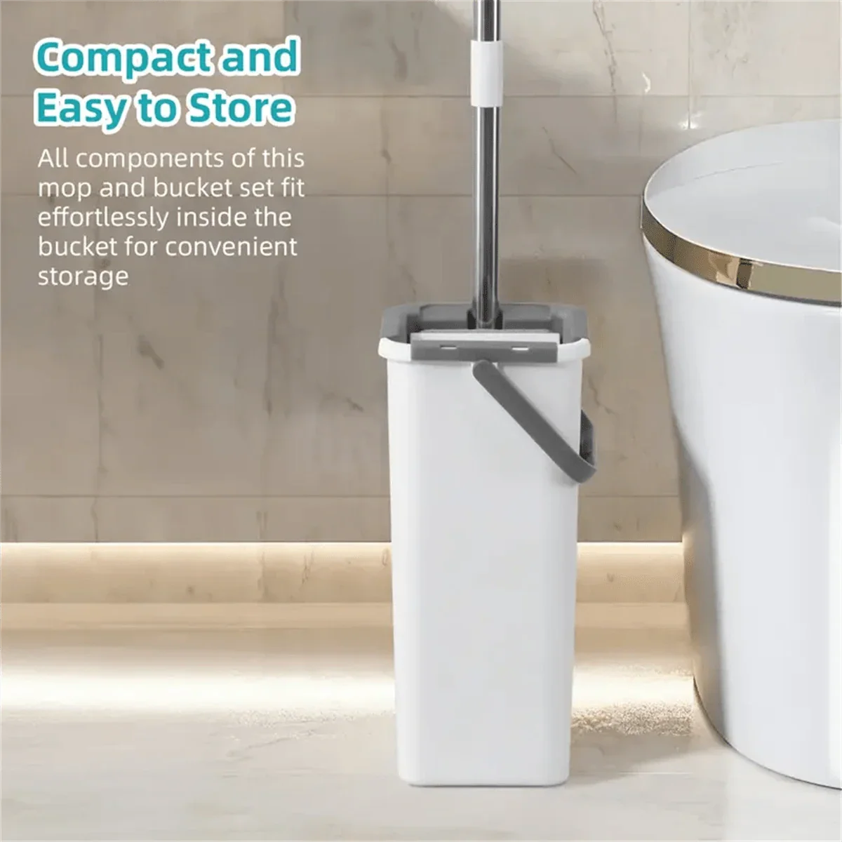 Household Flat Mop Bucket Set