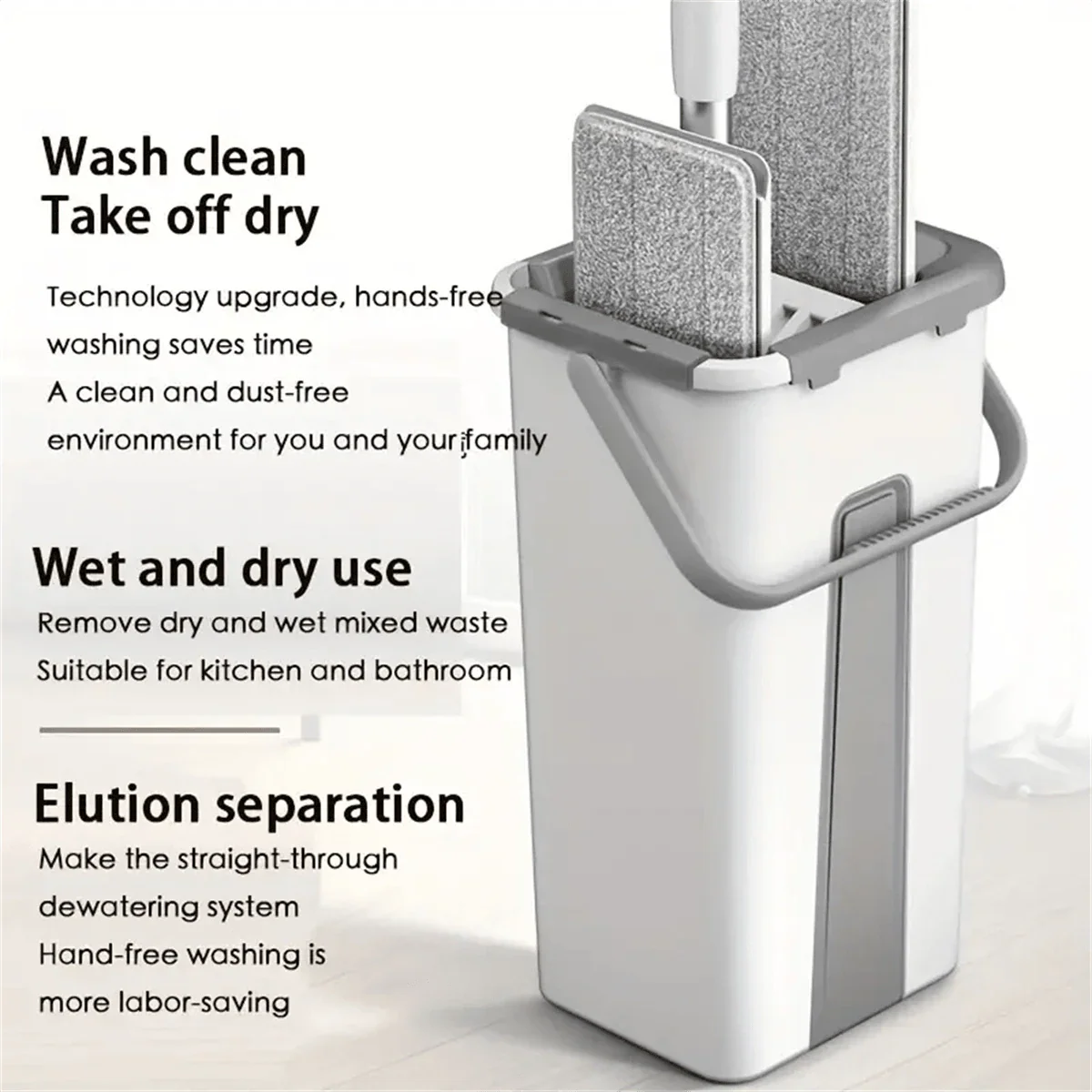 Household Flat Mop Bucket Set
