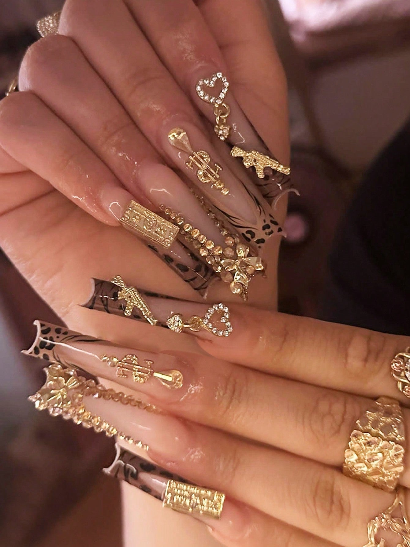 24pcs Luxury 3D Nail Stickers