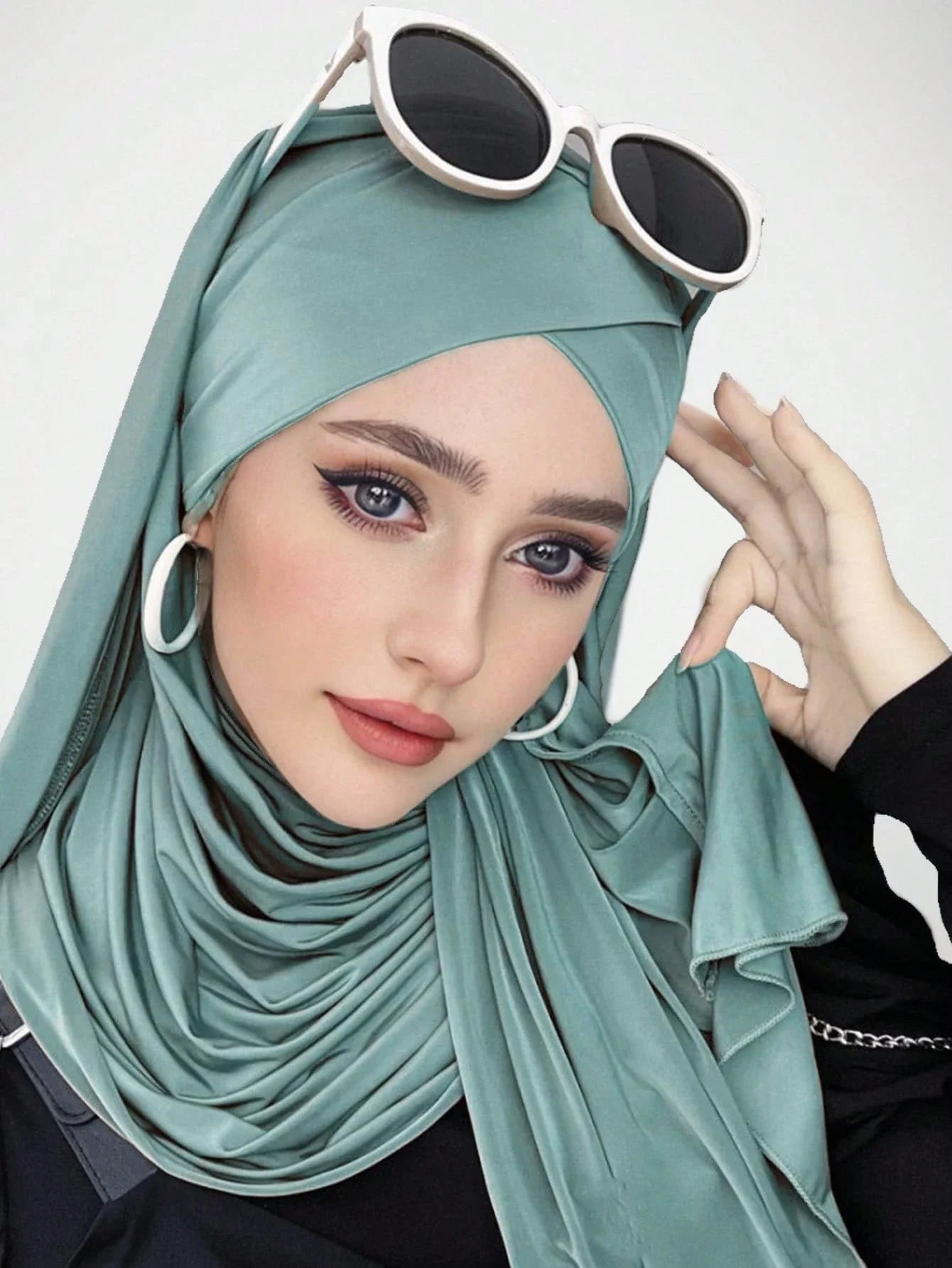 Tie-On Crystal Linen Instant Hijab
