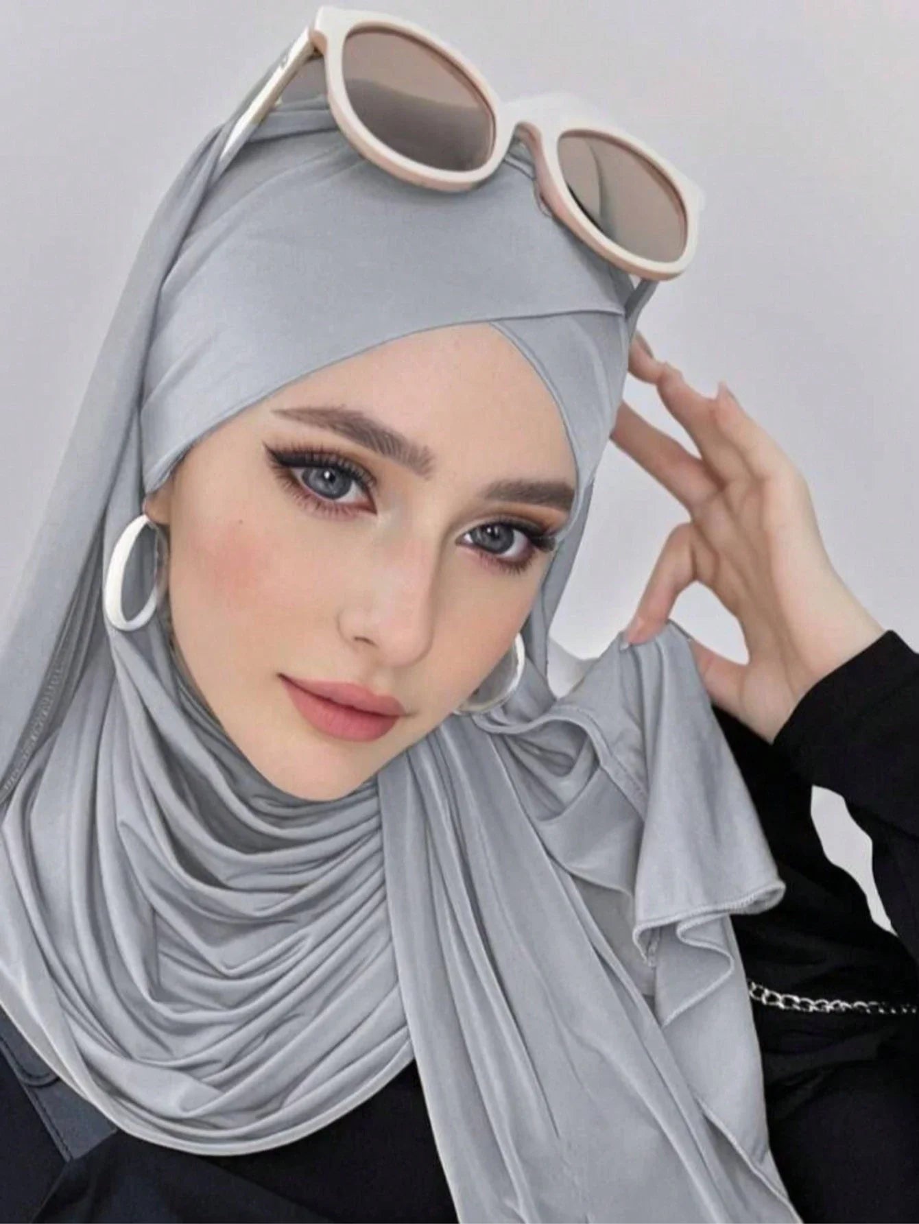 Tie-On Crystal Linen Instant Hijab