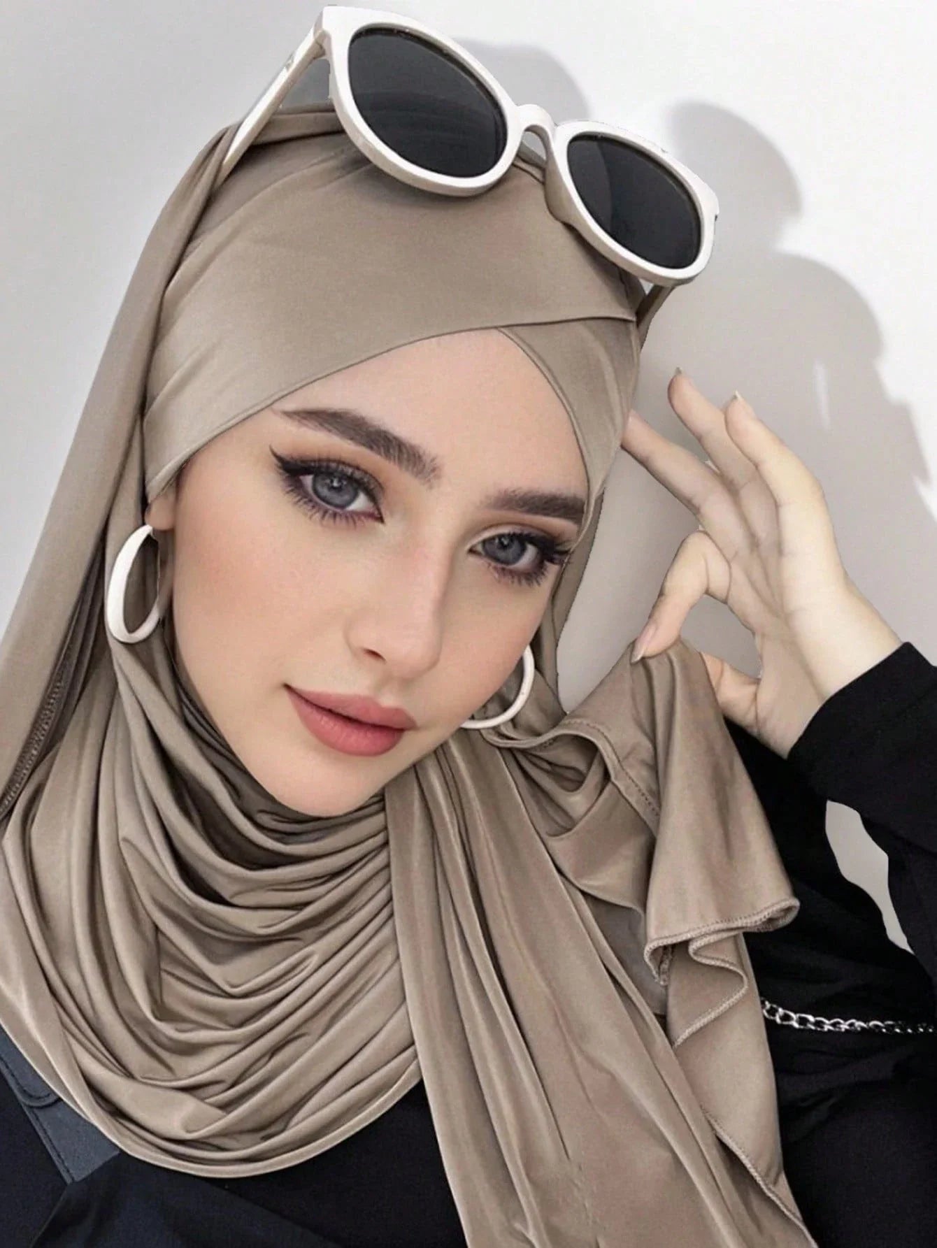 Tie-On Crystal Linen Instant Hijab