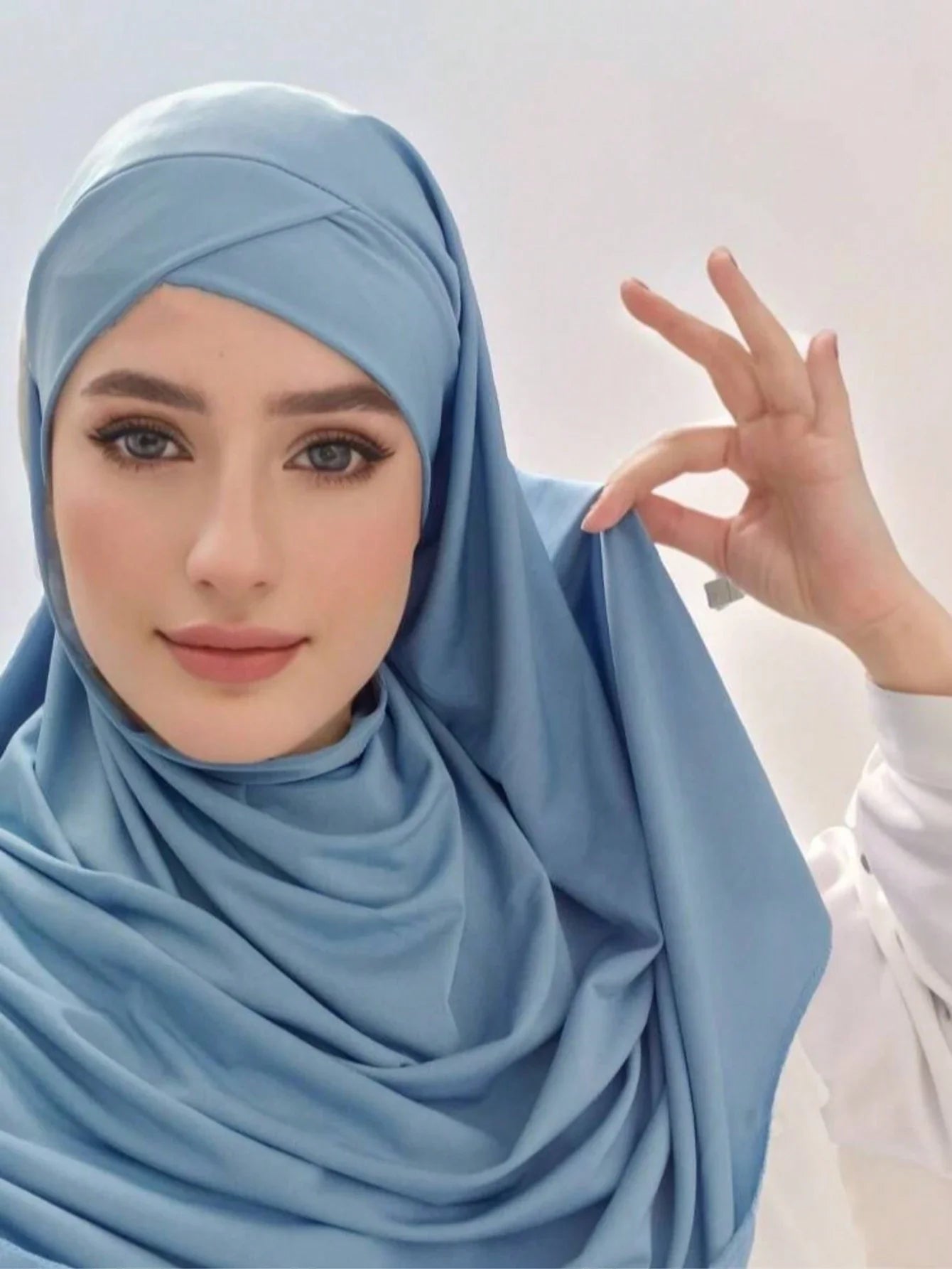 Tie-On Crystal Linen Instant Hijab