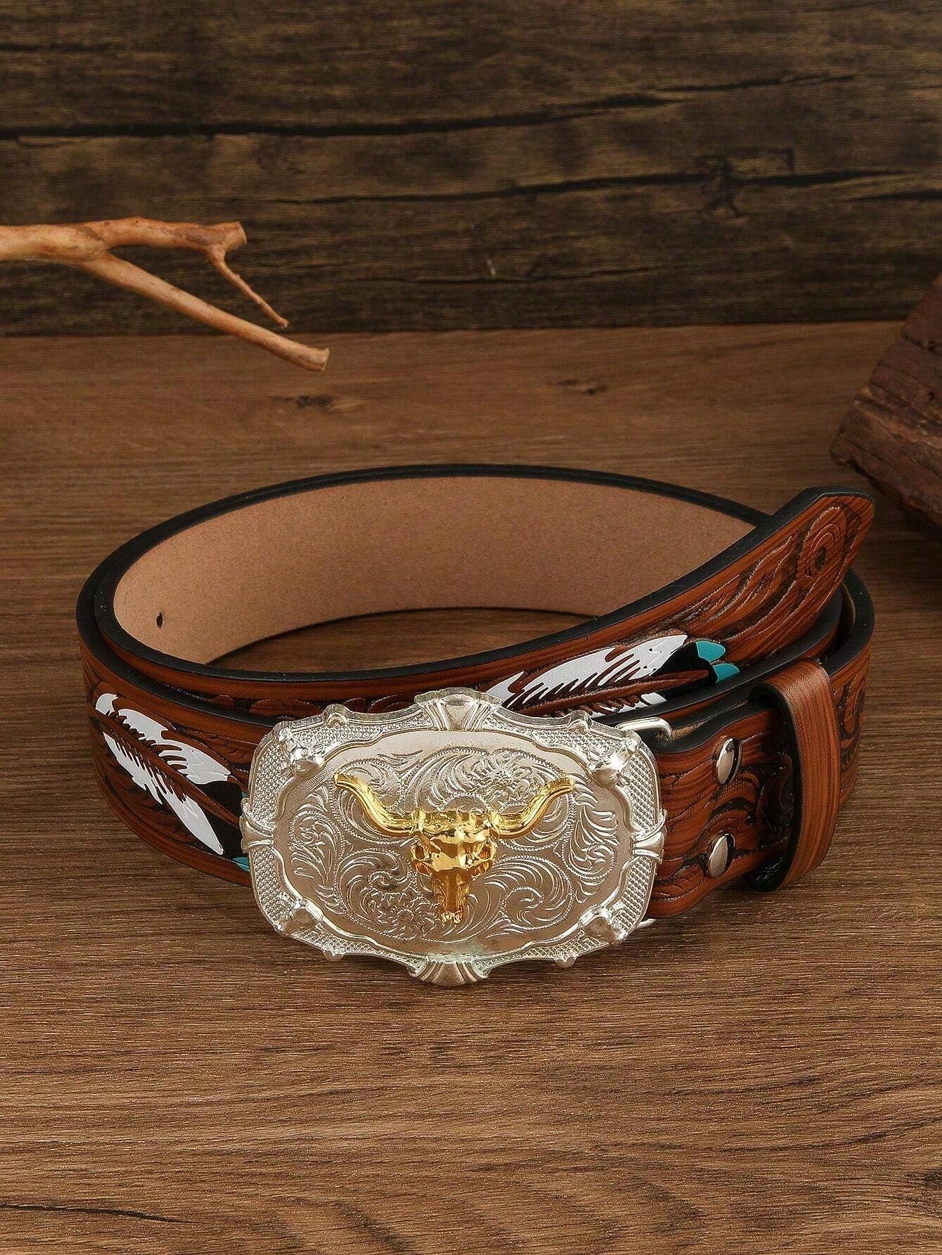 Western Vintage Boho Cowboy Belt