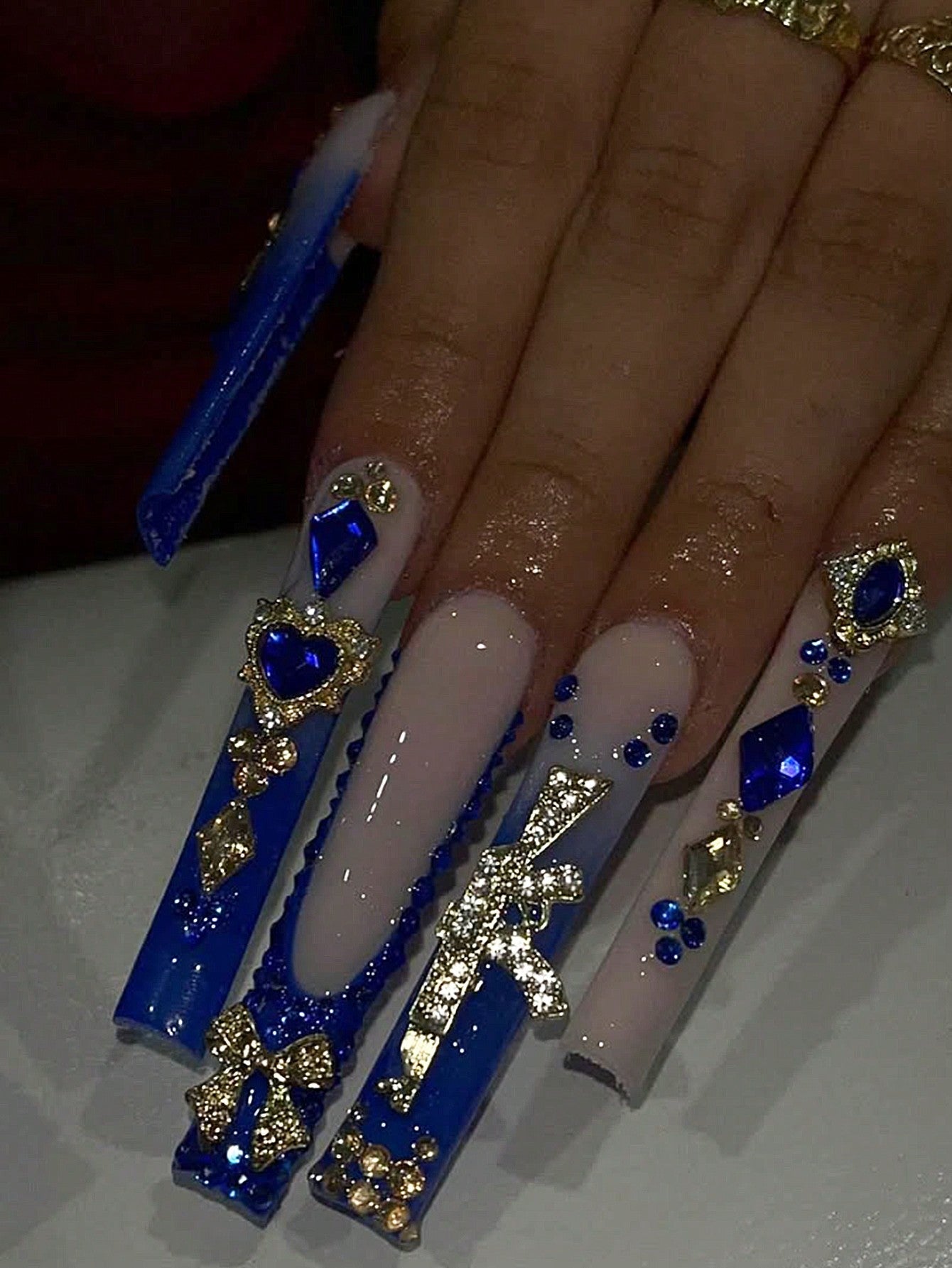 24pcs Luxury 3D Nail Stickers