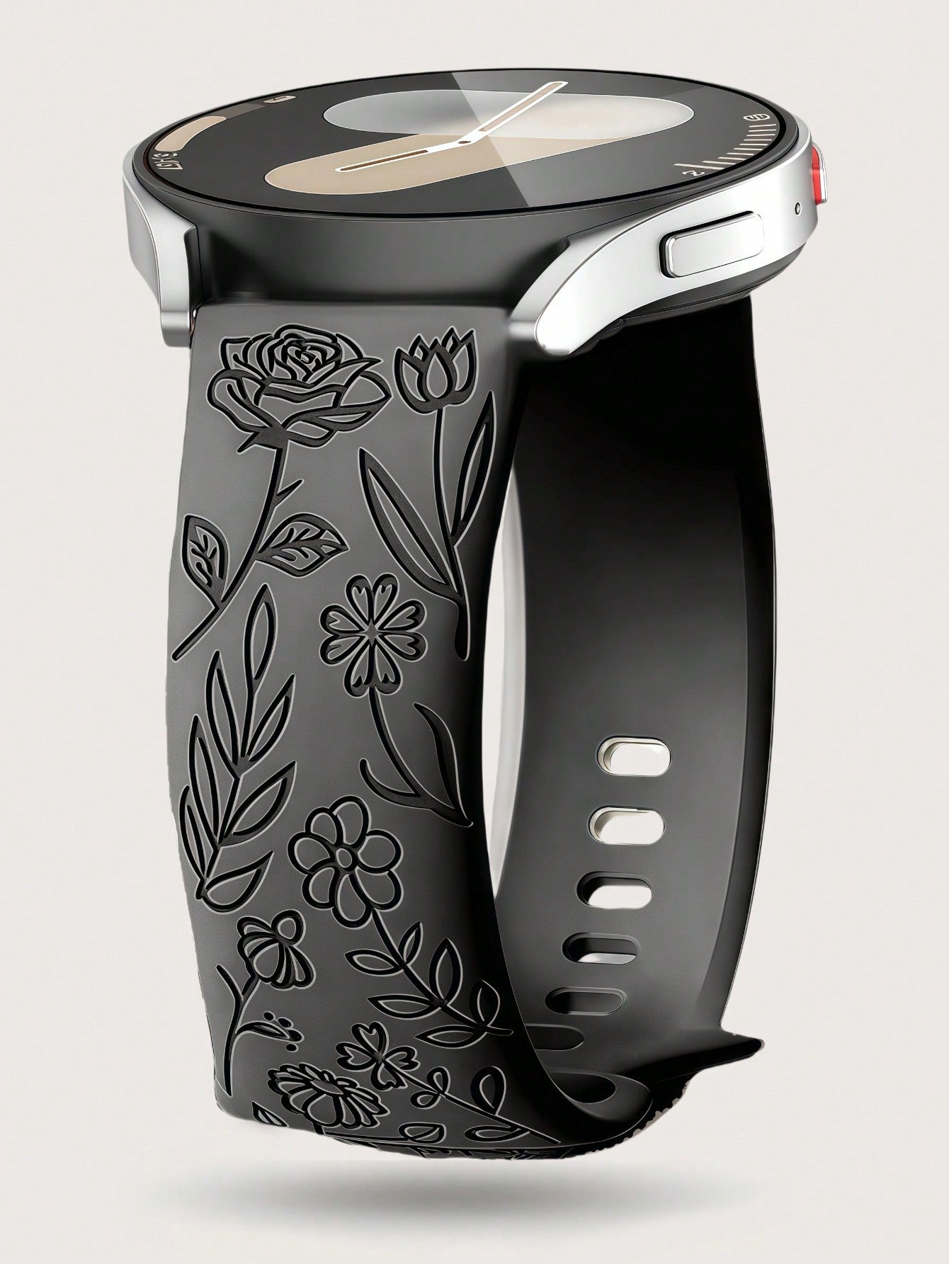 Floral Silicone Galaxy Watch Band