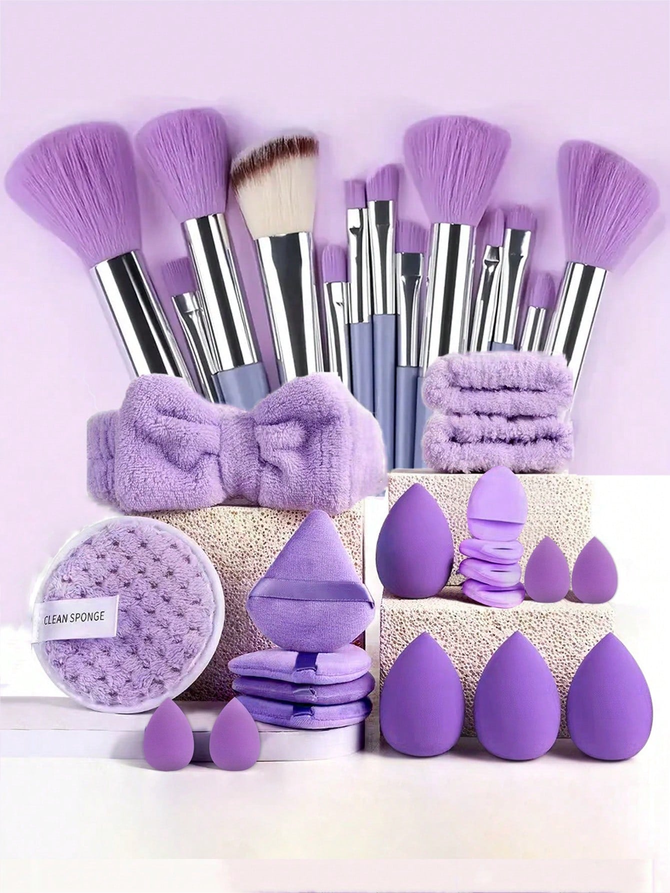 33pcs Complete Makeup Tools Set