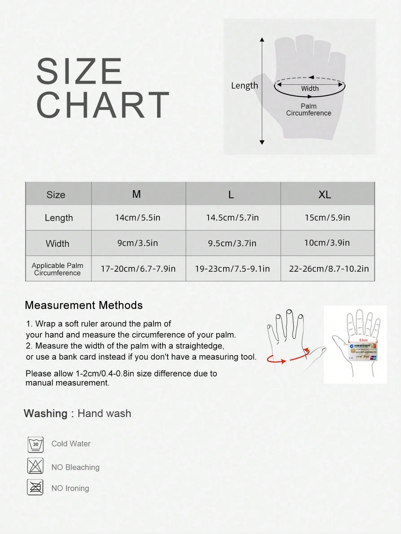 VBOSI Adjustable Breathable Sports Gloves
