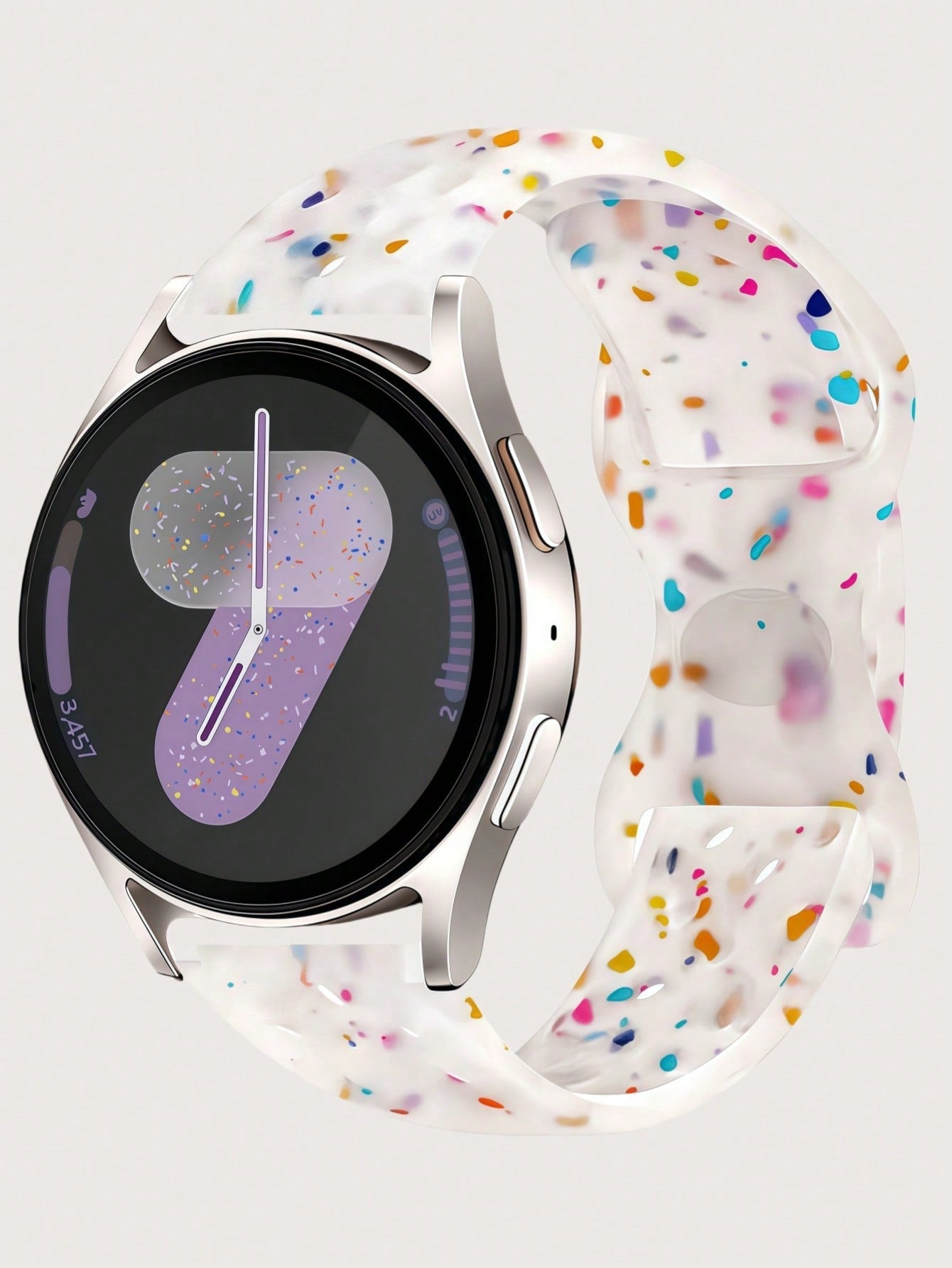 Floral Silicone Samsung Watch Band