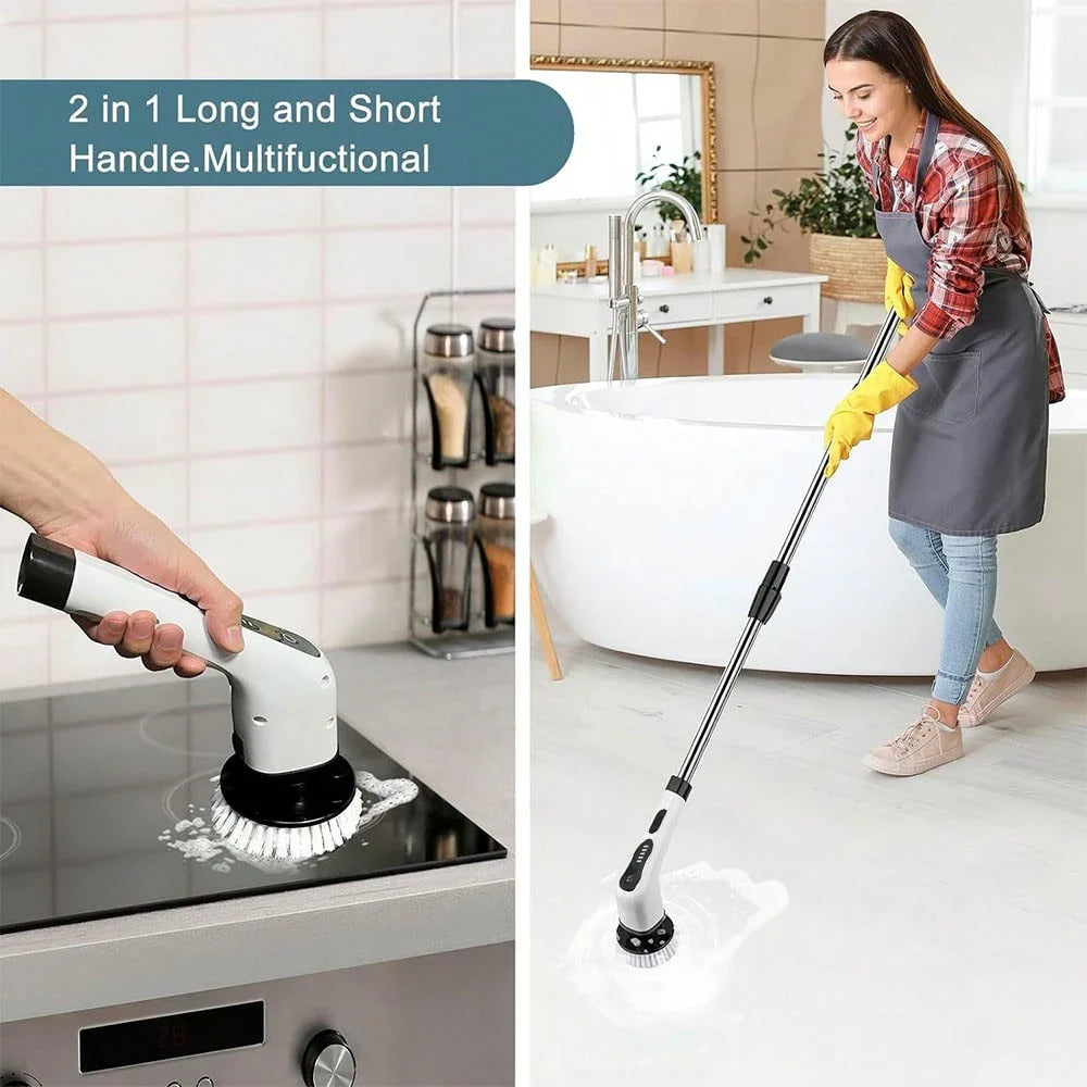 Cordless Electric Spin Scrubber Set