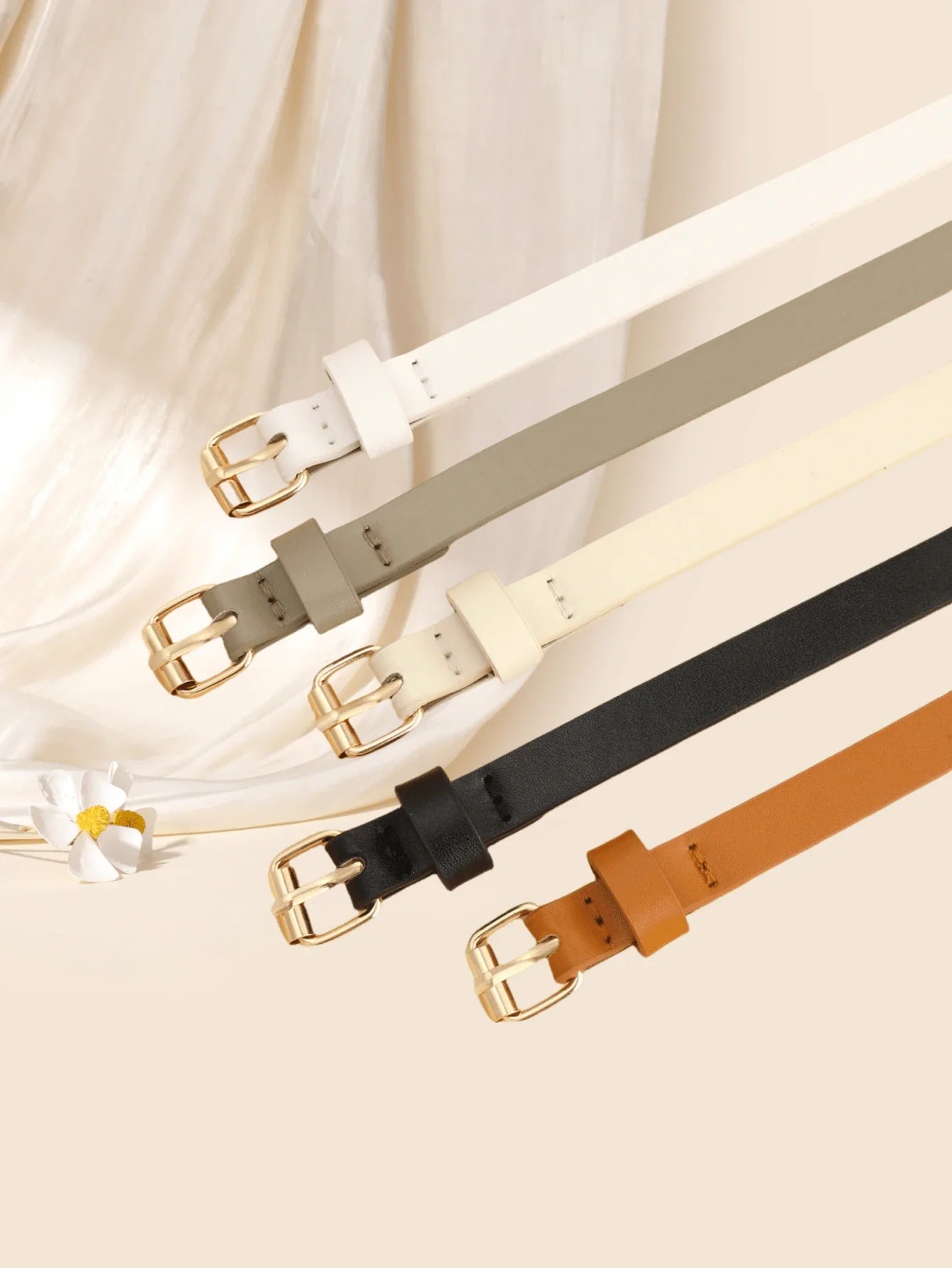 Women's Vintage Square Buckle Belts