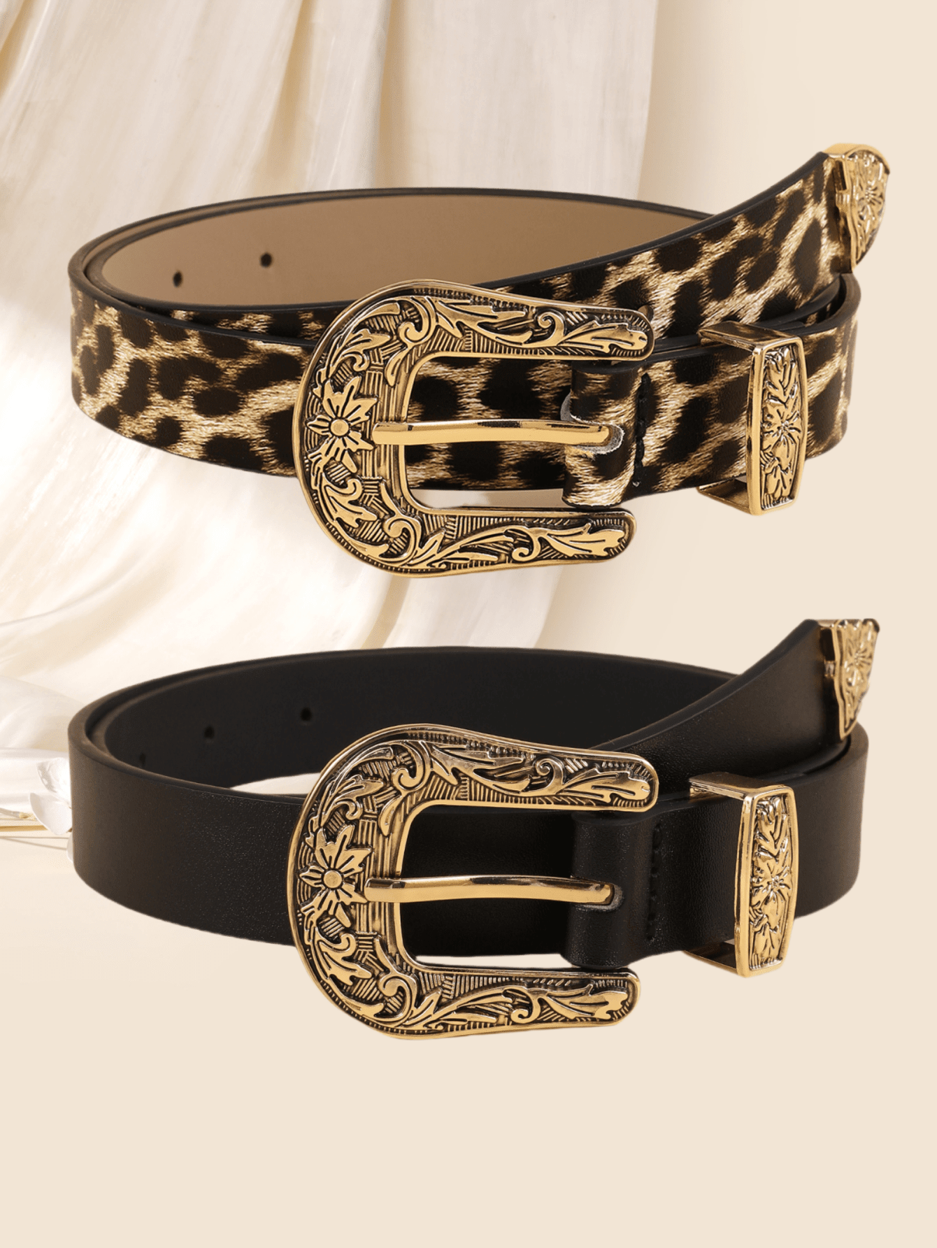 Boho Western Women Buckle Belt