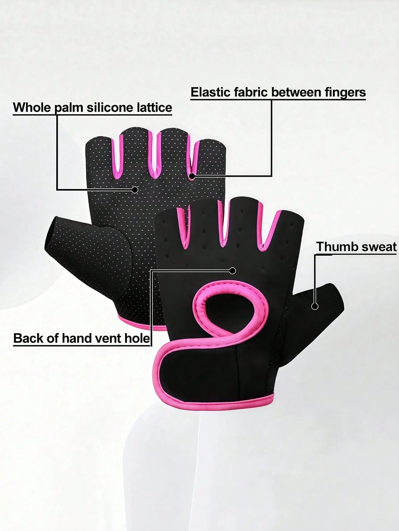 Unisex Breathable Fitness Workout Gloves