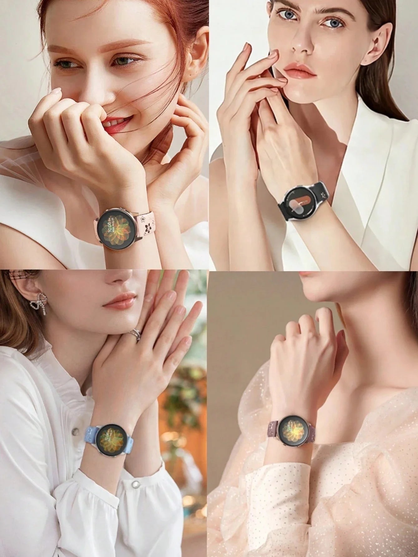 Floral Silicone Samsung Watch Band