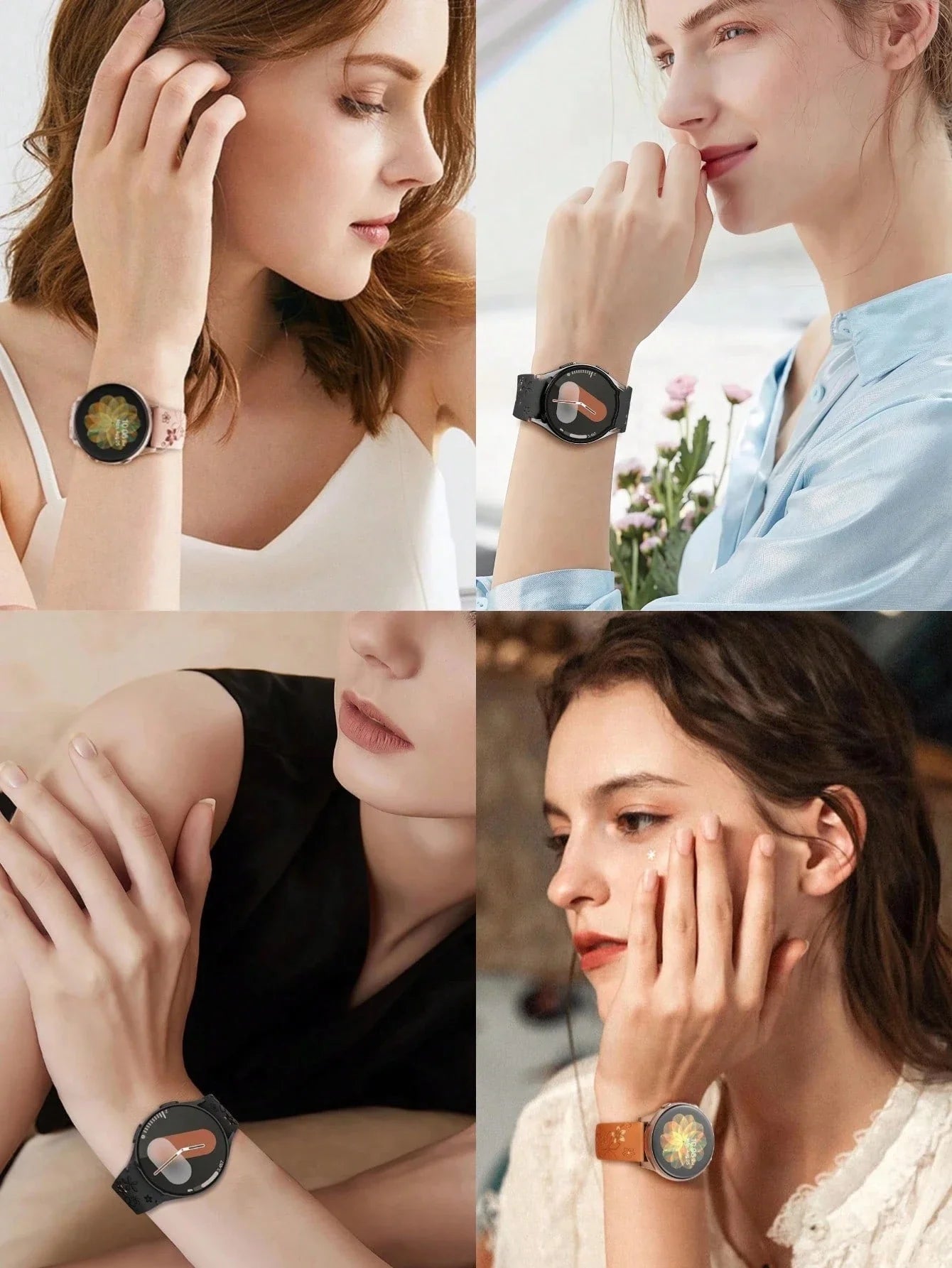 Floral Silicone Galaxy Watch Band