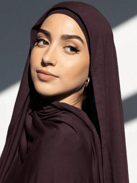 2PCS Jersey Hijab Undercap Set